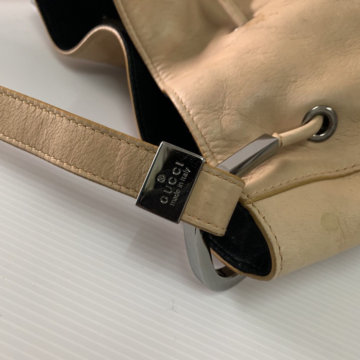 Gucci Gucci Shoulder Leather Hobo Handbag Size ONE SIZE - 10 Thumbnail