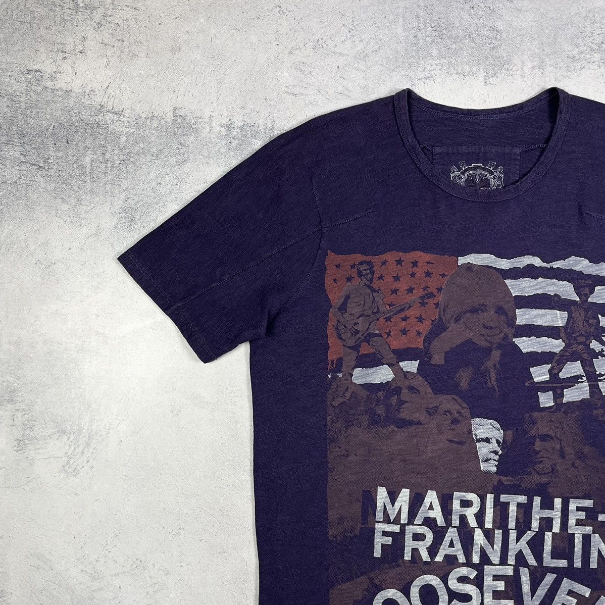 Marithe + Francois Girbaud Archive MFG x Franklin Roosevelt big logo T Shirt 00’s Size US M / EU 48-50 / 2 - 6 Thumbnail