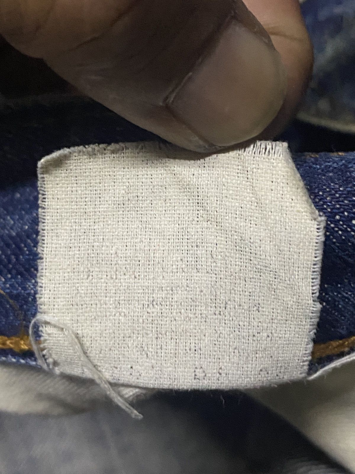 Levi's Levis 502 Big E Selvedge Talon Zip Distressed Baggy Jeans Size US 34 / EU 50 - 20 Thumbnail