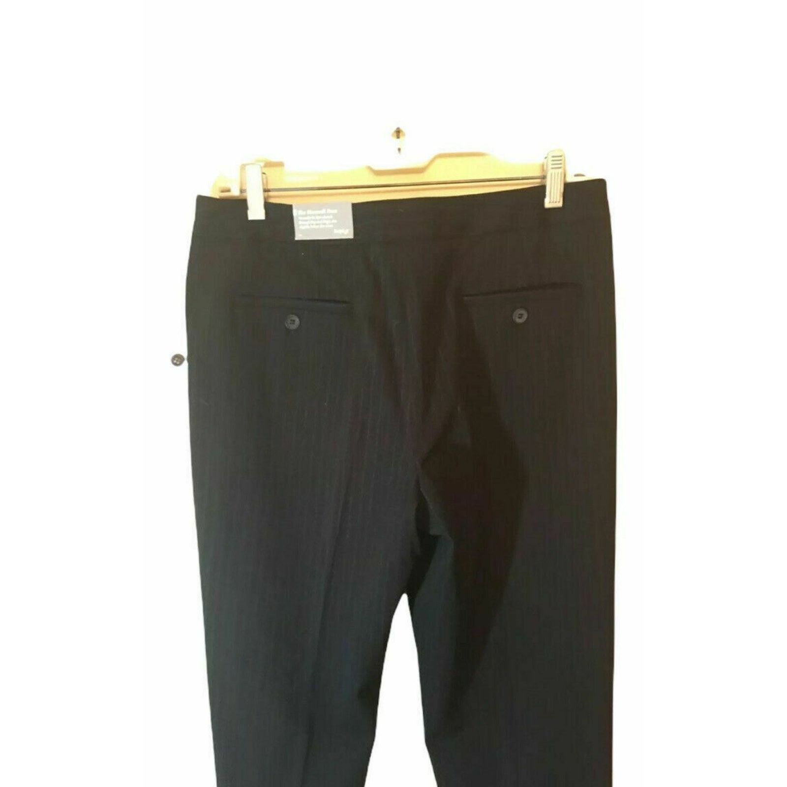 Apt. 9 Apt. 9 Maxwell Black Cotton Dress Pants size 10 Size 32" / US 10 / IT 46 - 5 Thumbnail