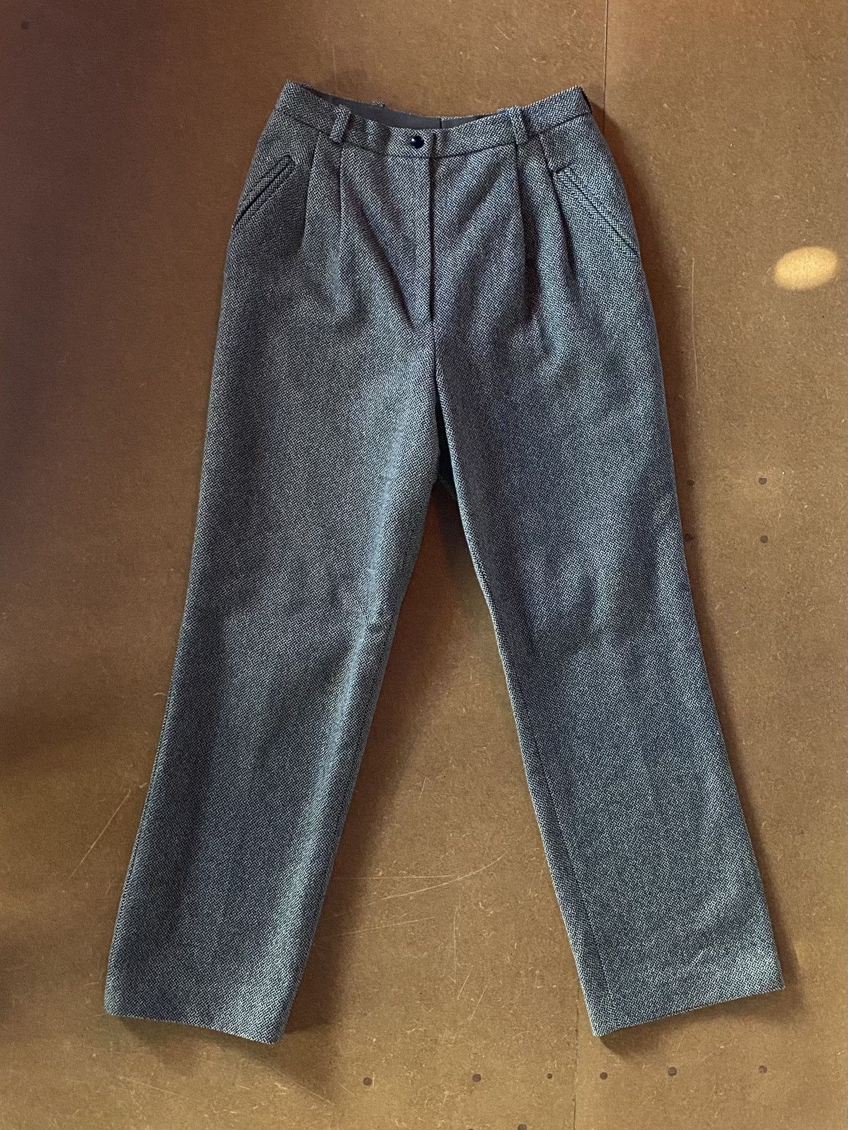 Vintage Vintage, unknown brand - Grey smart pants - 2019 Size US 28 / EU 44 - 2 Thumbnail