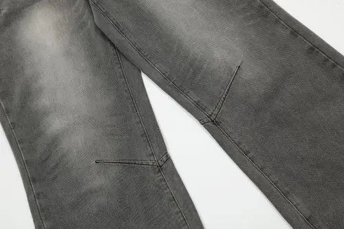 Japanese Brand × Jean Pants Men's American retro high street washed straight jeans Size US 32 / EU 48 - 4 Thumbnail