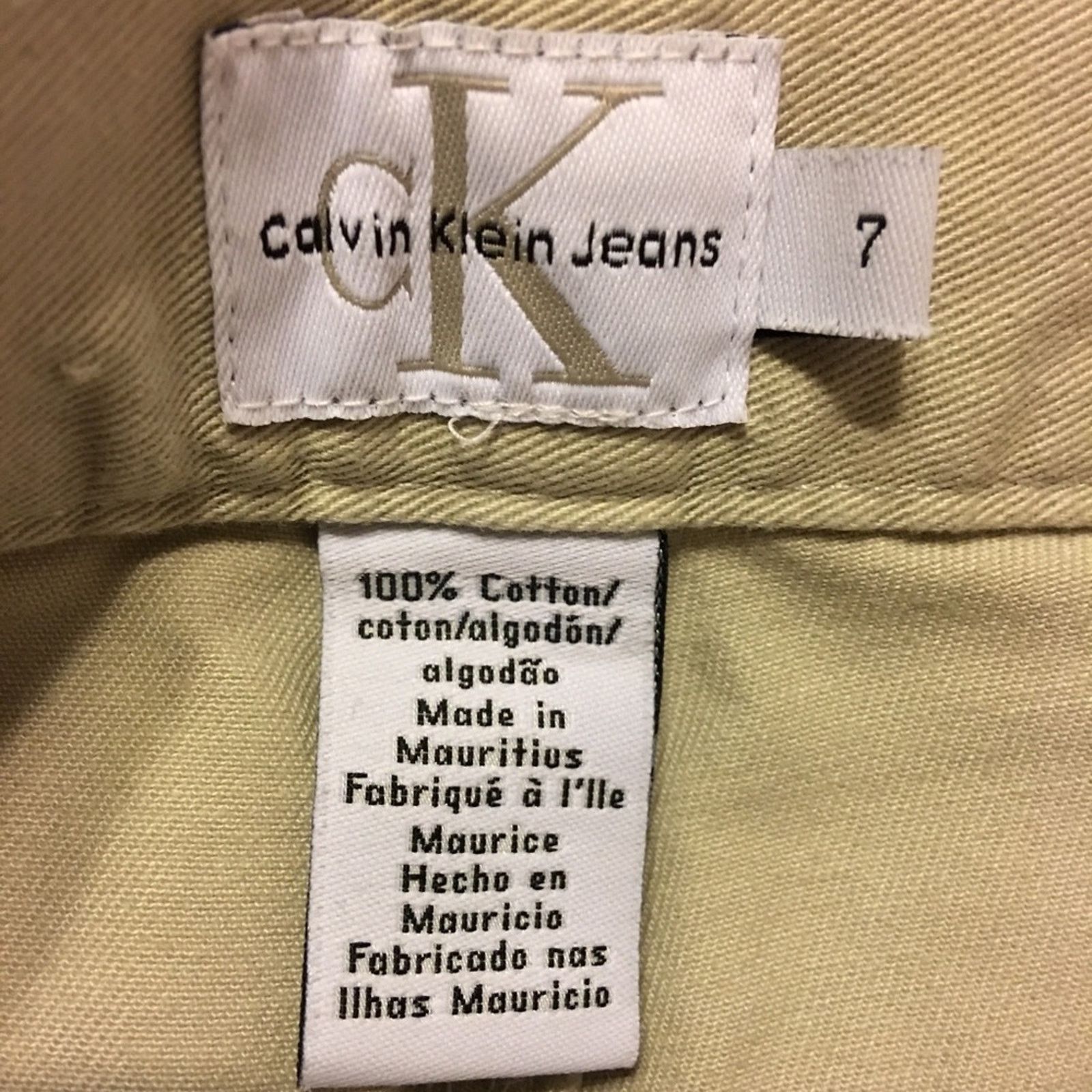 Calvin Klein Calvin Klein tan lighter weight jeans NWOT 7 Size 29" - 4 Thumbnail
