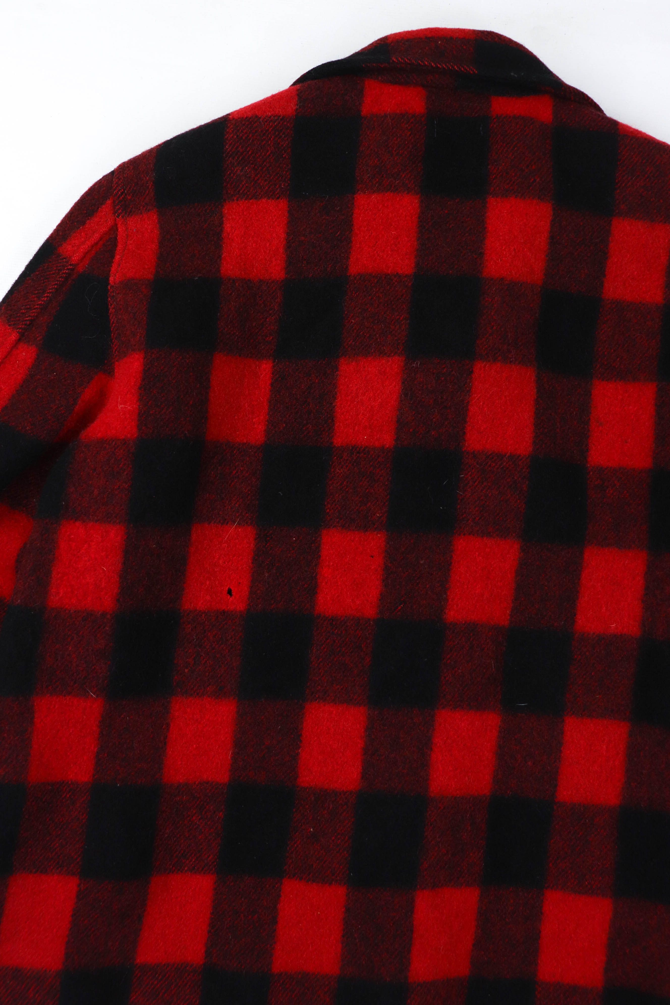 Vintage Vintage Red Buffalo Plaid Wool Lumberjack Overshirt Jacket Size US M / EU 48-50 / 2 - 16 Thumbnail