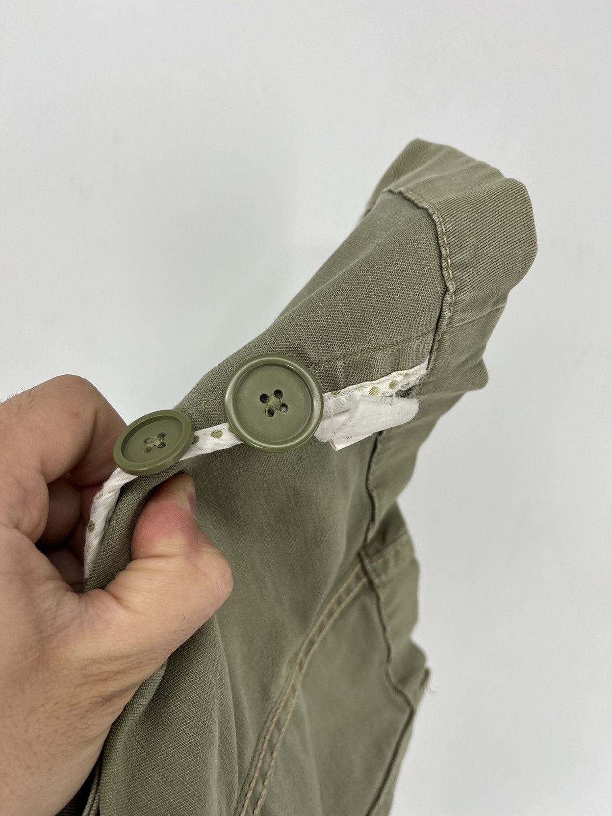 Gap × Vintage Gap Stretch Jean Jacket Womens Sz 2 Denim Gren Coat Button Size M / US 6-8 / IT 42-44 - 8 Thumbnail