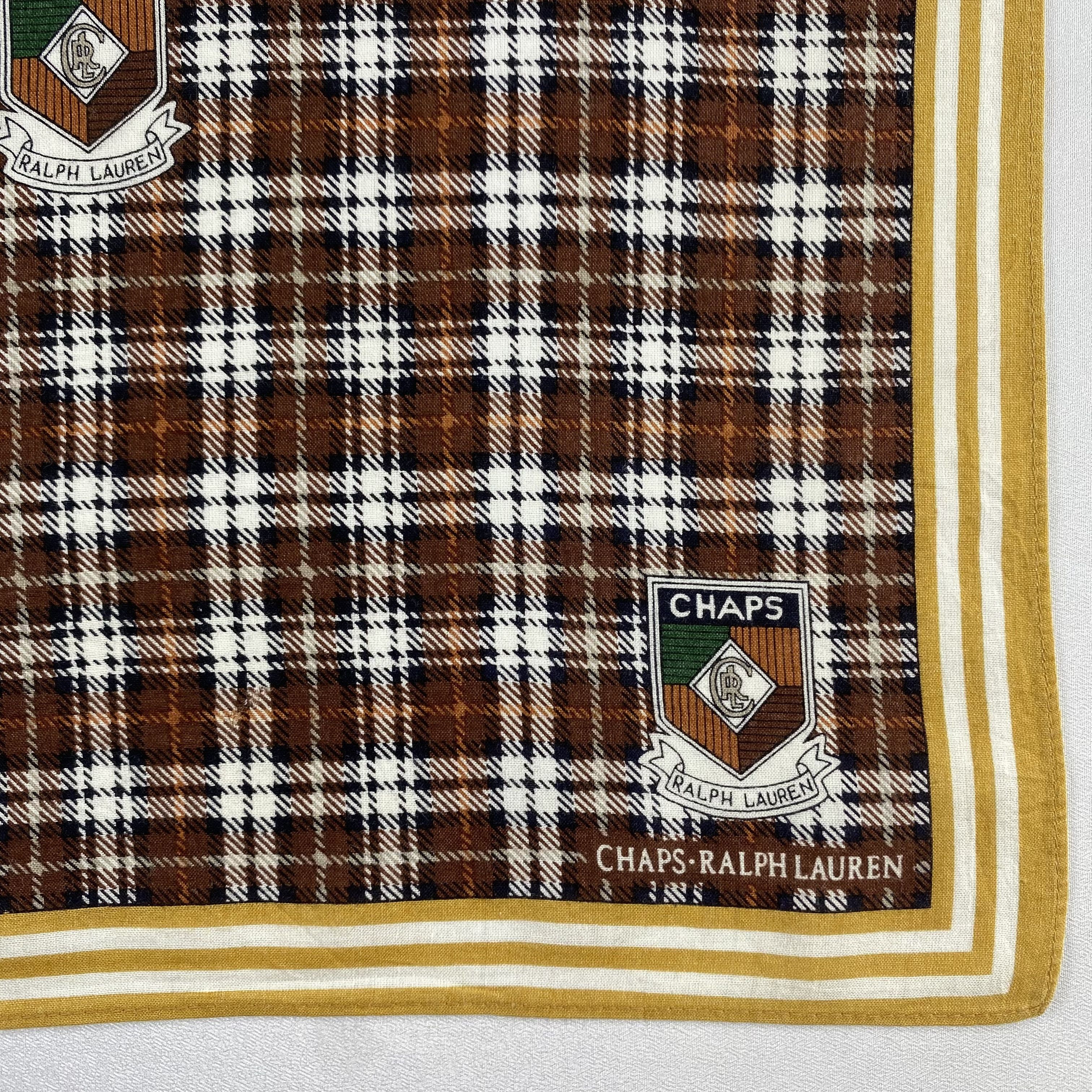 Chaps Ralph Lauren × Vintage Chaps Ralph Lauren Handkerchief / Neckerchief-P785 Size ONE SIZE - 3 Thumbnail
