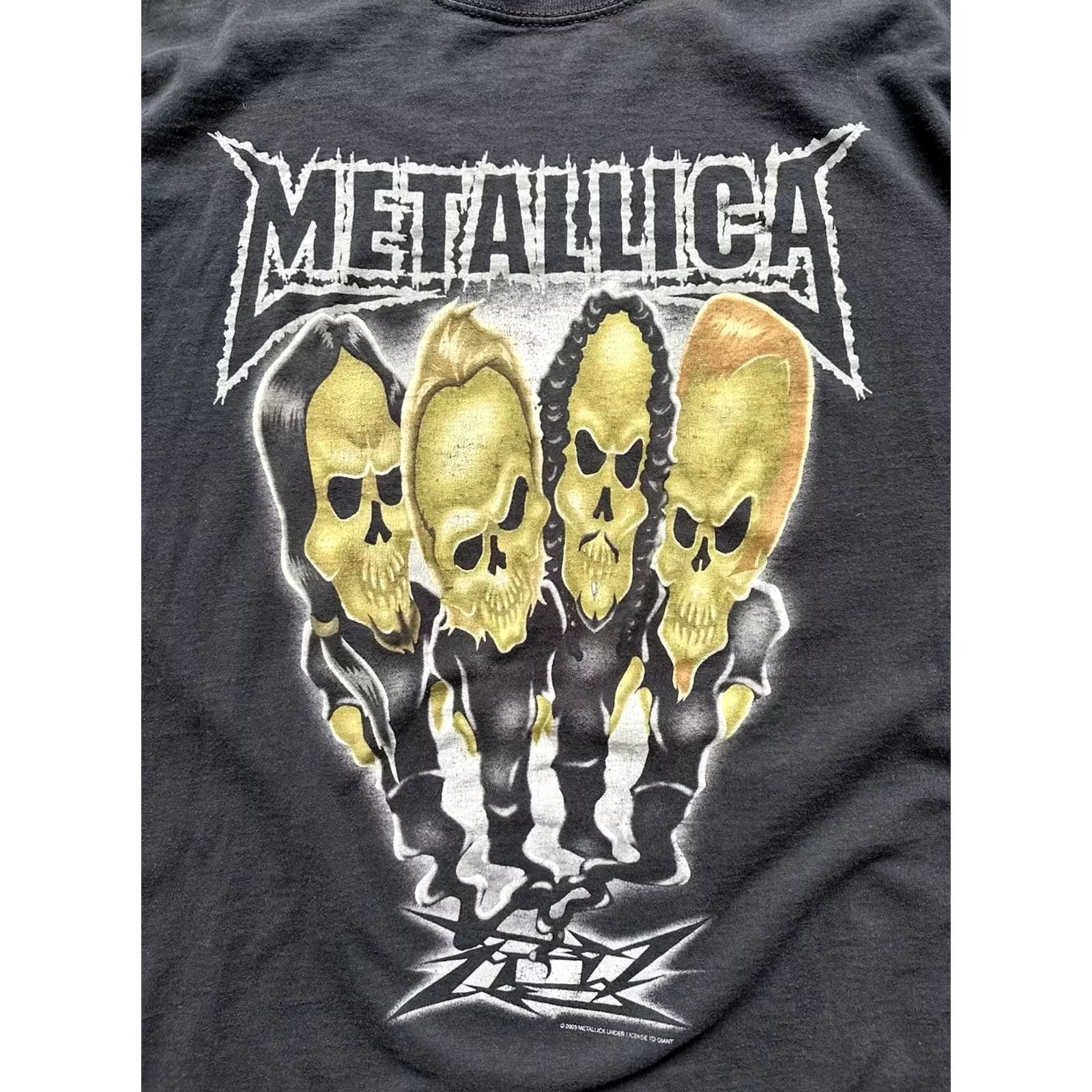 Fruit Of The Loom METALLICA 2003 Caricature Long Sleeve Rock Band Black Tee T Shirt Men XL Shirt Mens XL Black Caricature Rock Band 2000s Size US XL / EU 56 / 4 - 3 Thumbnail