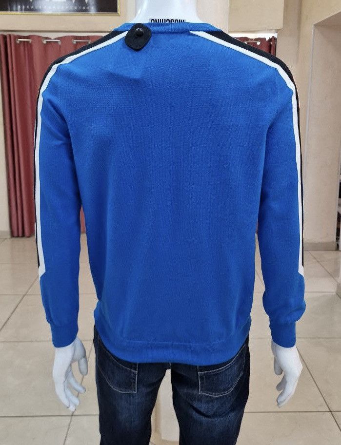 Moschino Moschino Couture Sweatshirt with Logo Print Orange Blue Size US M / EU 48-50 / 2 - 5 Thumbnail