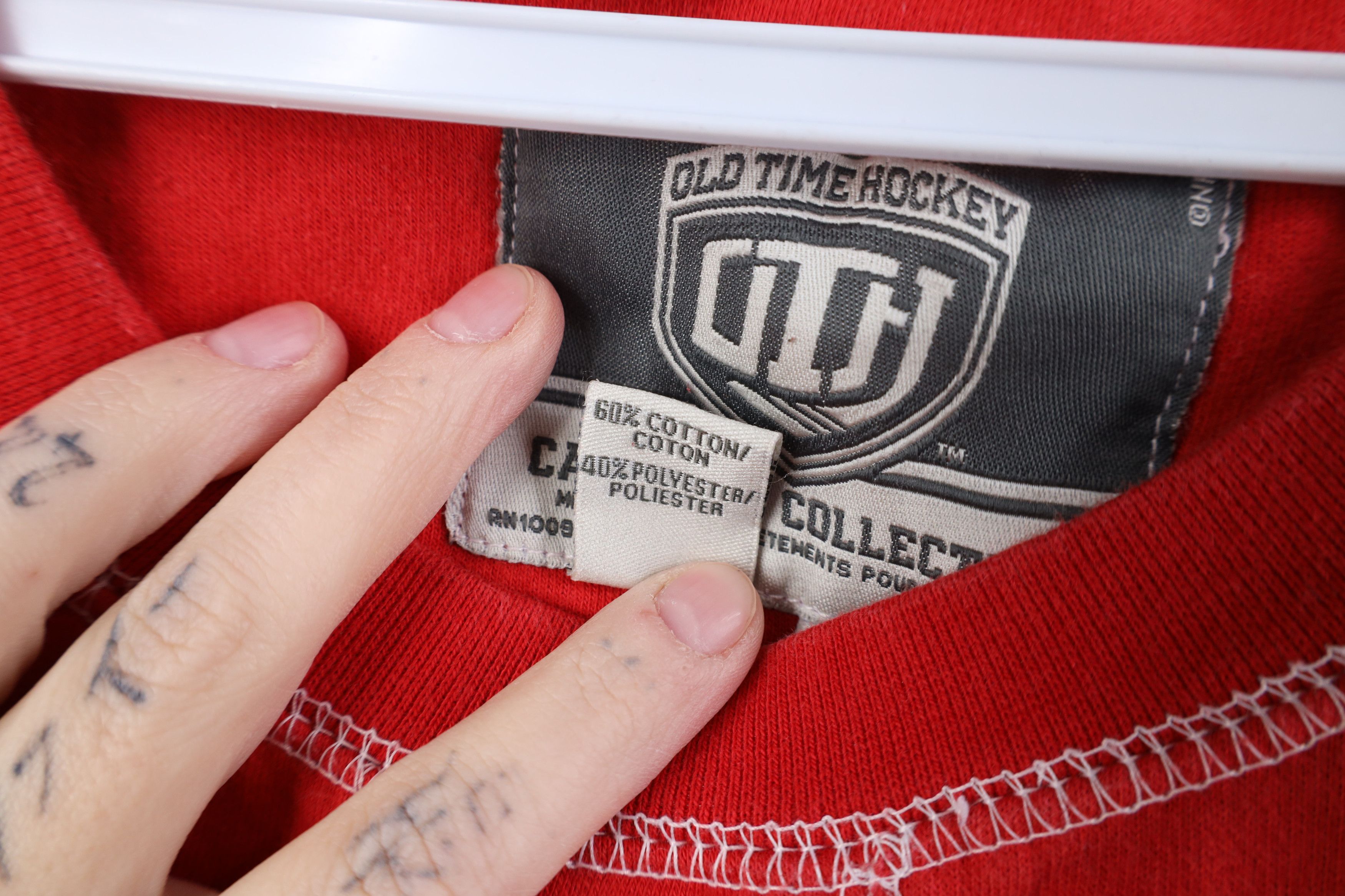 Vintage Vintage Y2K Detroit Red Wings Hockey Crewneck Sweatshirt Size US XL / EU 56 / 4 - 9 Thumbnail