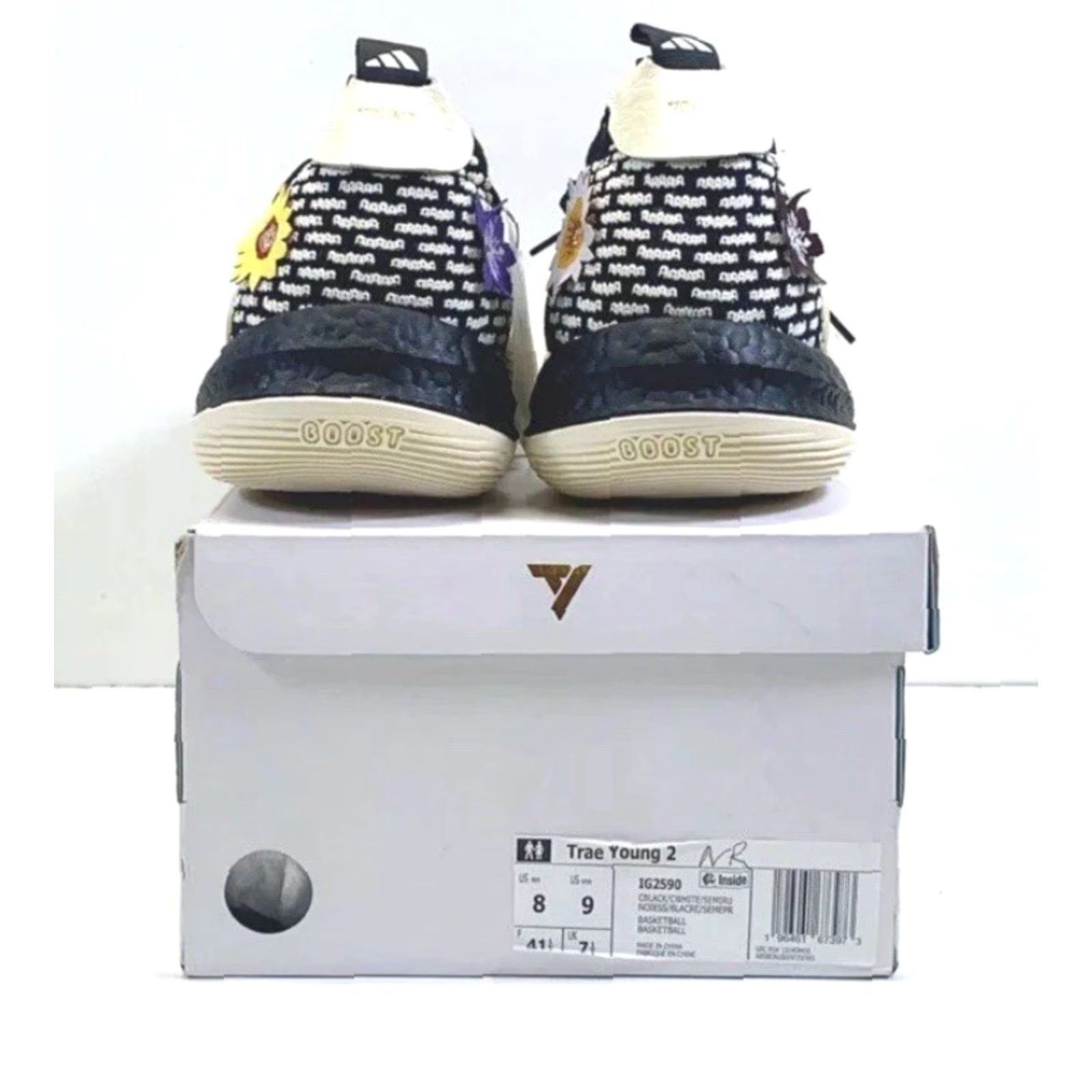 Adidas **Women's Adidas Trae Young 2 Flowers Size 9 Multicolor Sneakers** User: Women's Adidas Trae Young 2 Flowers Multicolor Size 9 Sneakers Size US 9 / IT 39 - 4 Thumbnail