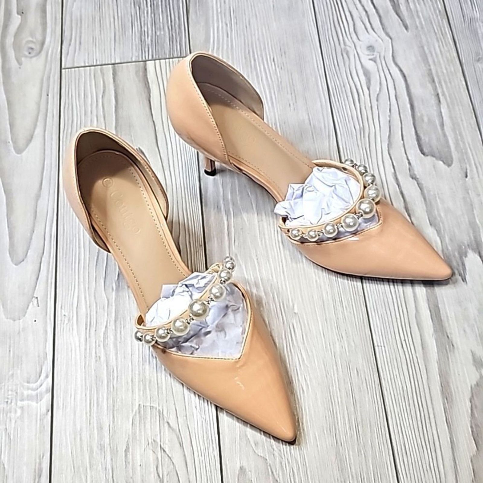 Other (74-3735) Coutgo Womens High Heels Wedding Shoes Sz 7.5 Size US 7.5 / IT 37.5 - 9 Thumbnail