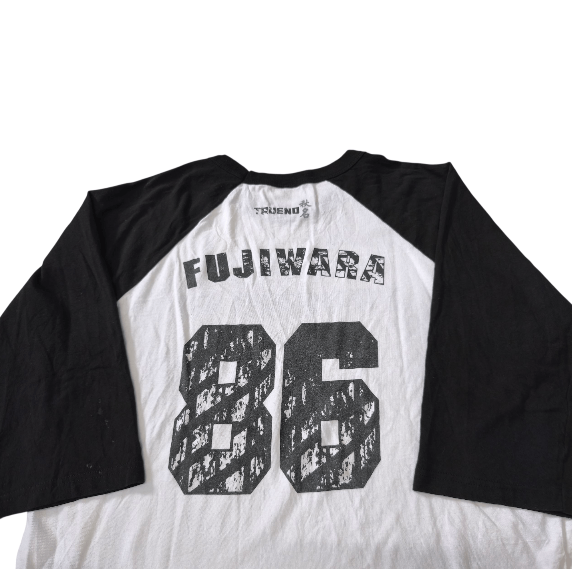 Anime Vintage Initial D AE86 Trueno Fujiwara Raglan T Shirt Size US XL / EU 56 / 4 - 4 Thumbnail