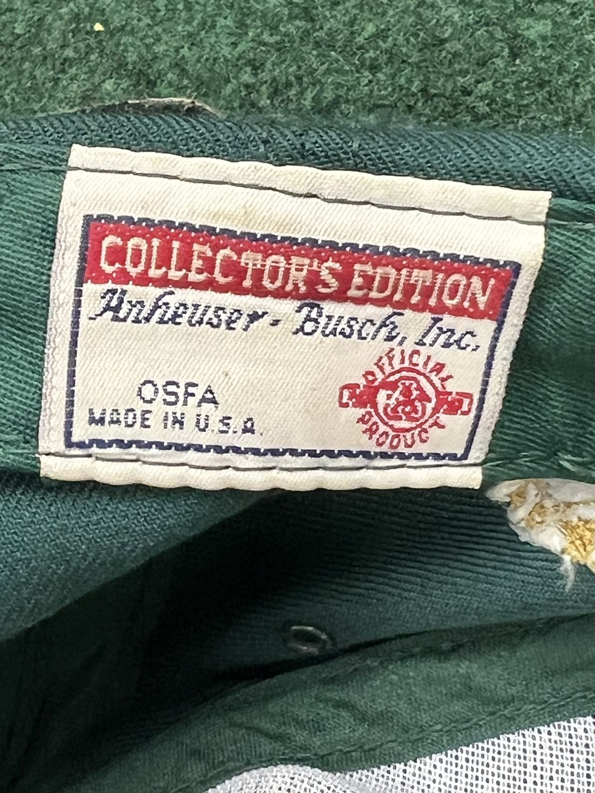Budweiser Vintage 90s Anheuser Busch Numbered Collectors Edition Hat Size ONE SIZE - 11 Thumbnail