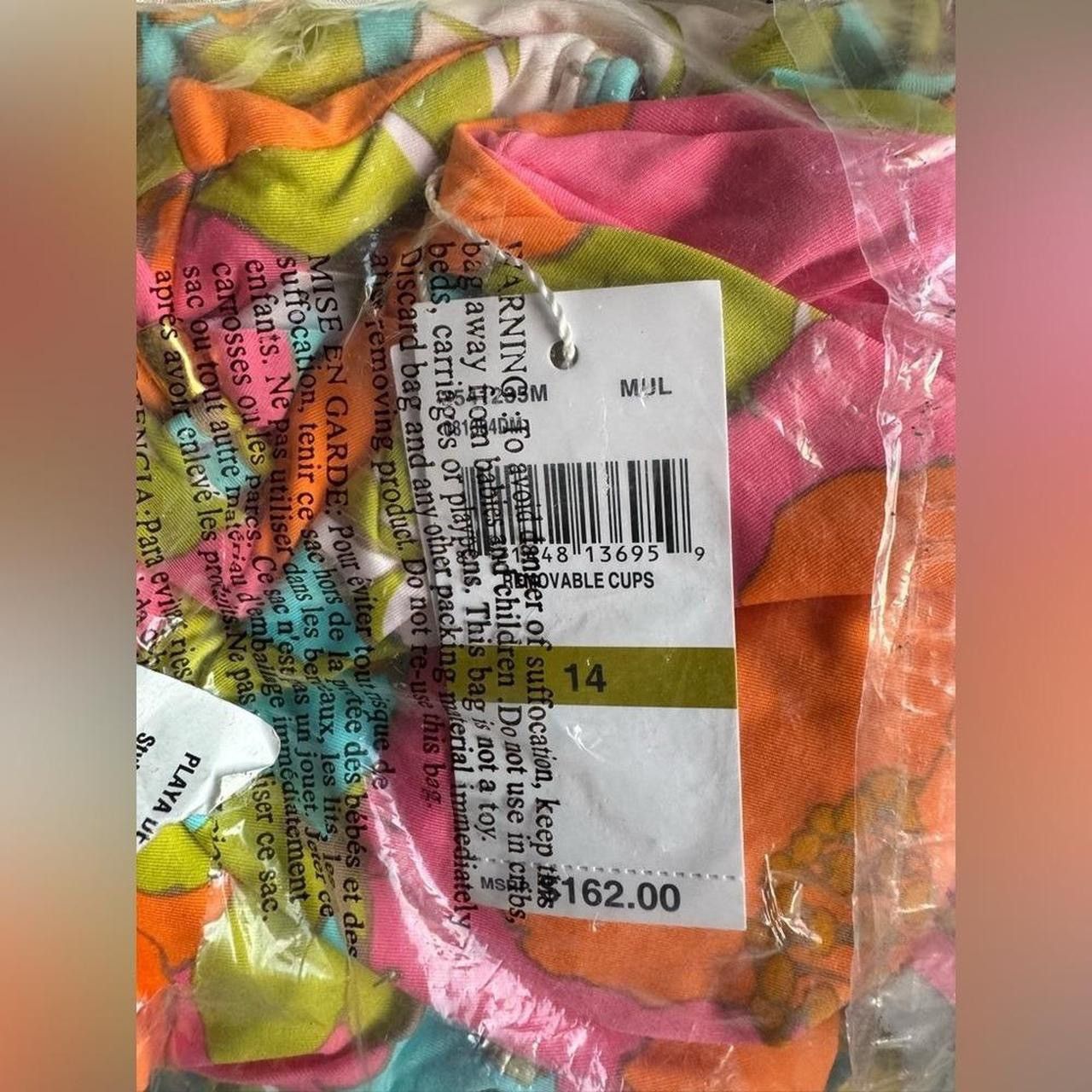 Trina Turk 🎉LAST PIECE🎉TRINA TURK Playa De Flor Tankini Top Size XL / US 12-14 / IT 48-50 - 3 Thumbnail