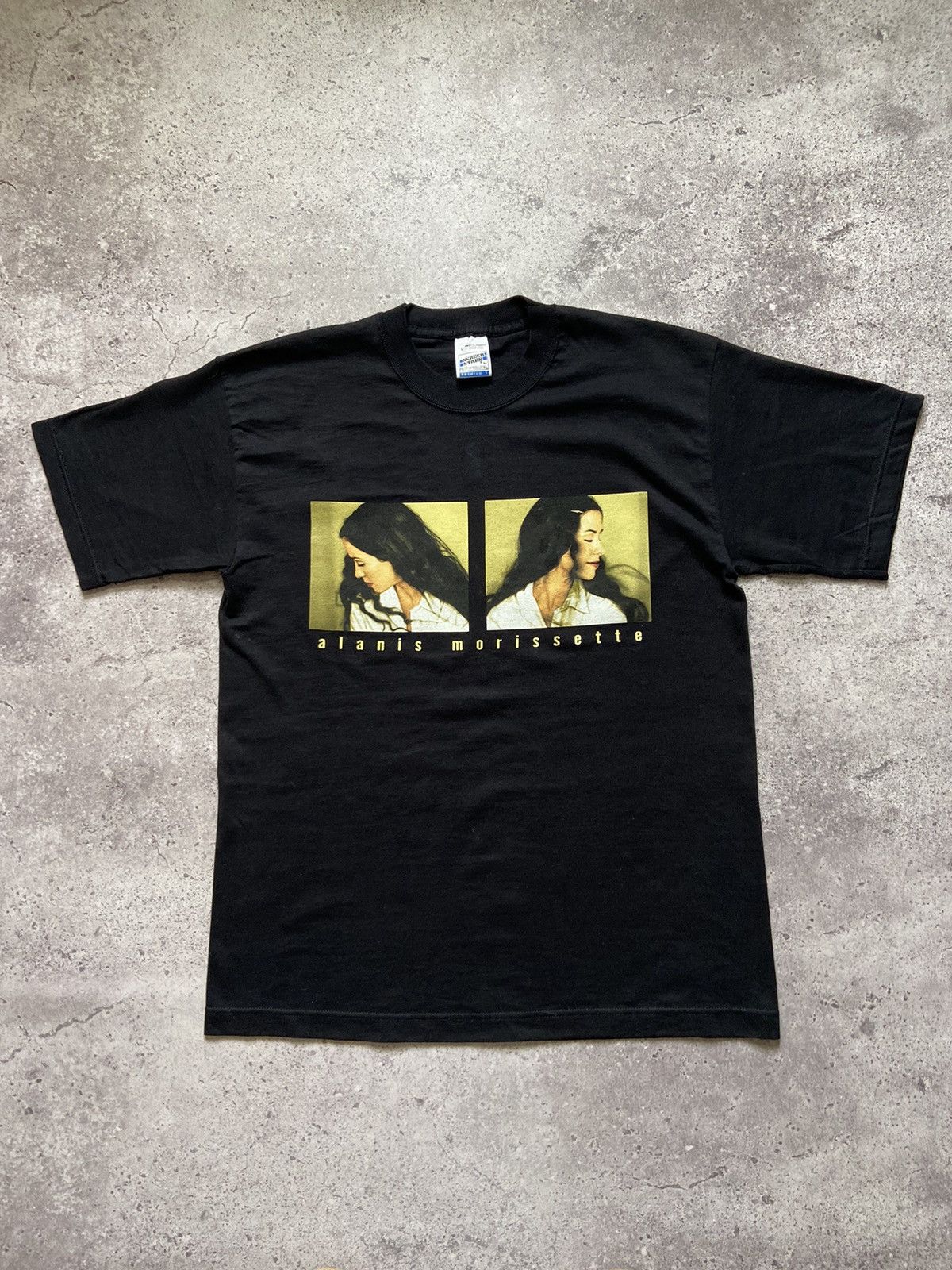 Vintage Vintage Alanis Morissette Junkie Tour 1999 Music Rock Tess Size US L / EU 52-54 / 3 - 1 Thumbnail