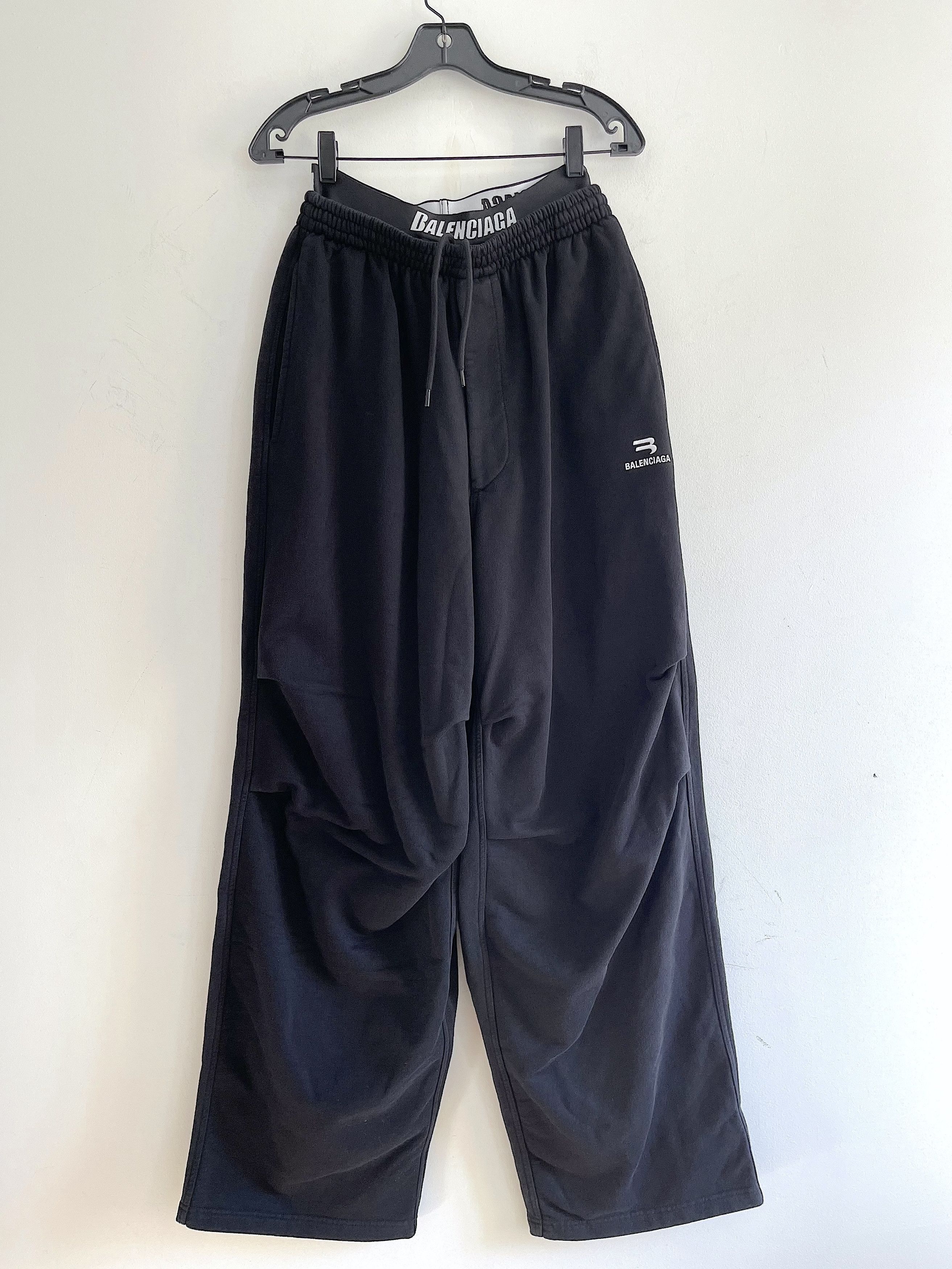 Balenciaga New Sporty B Trompe L'oeil Waistband Baggy