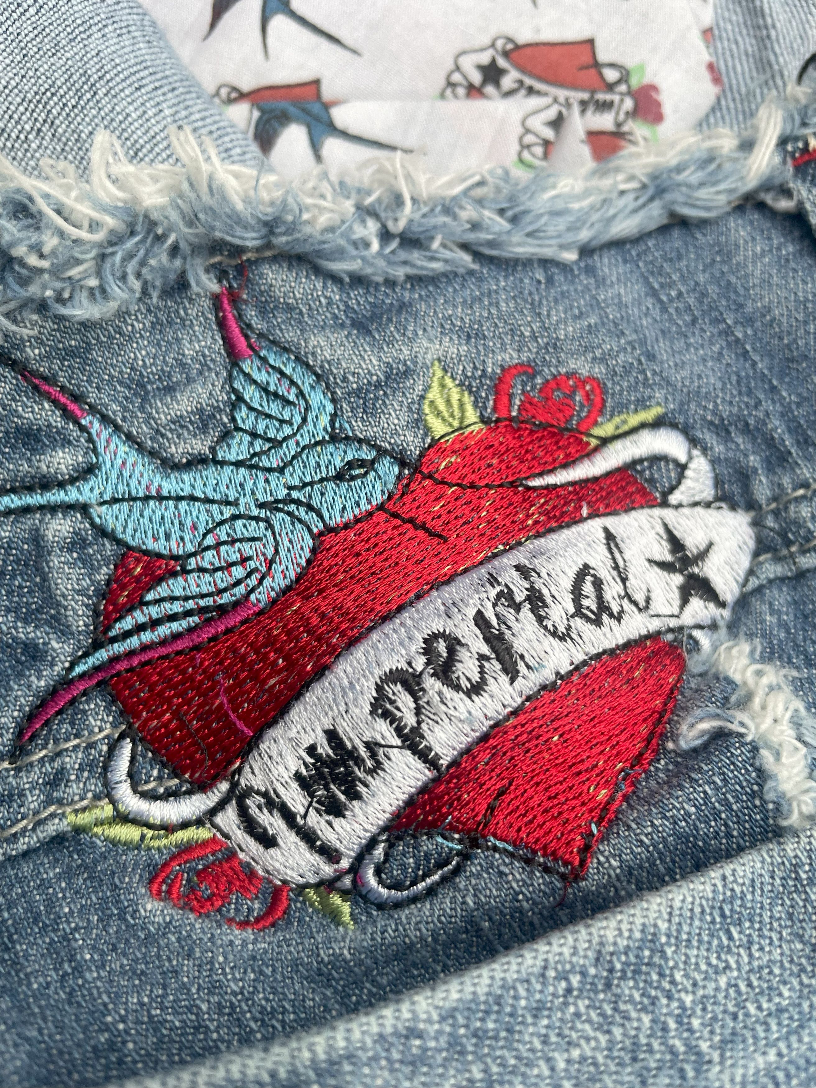 Imperial Imperial Star Flare Distresed Denim Size 33" - 17 Thumbnail