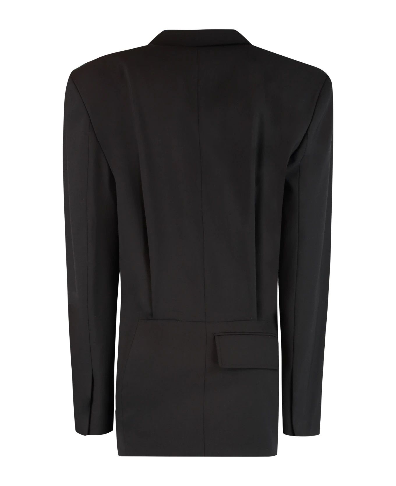 Off-White o1y1125 Blazer in Black Size S / US 4 / IT 40 - 2 Thumbnail