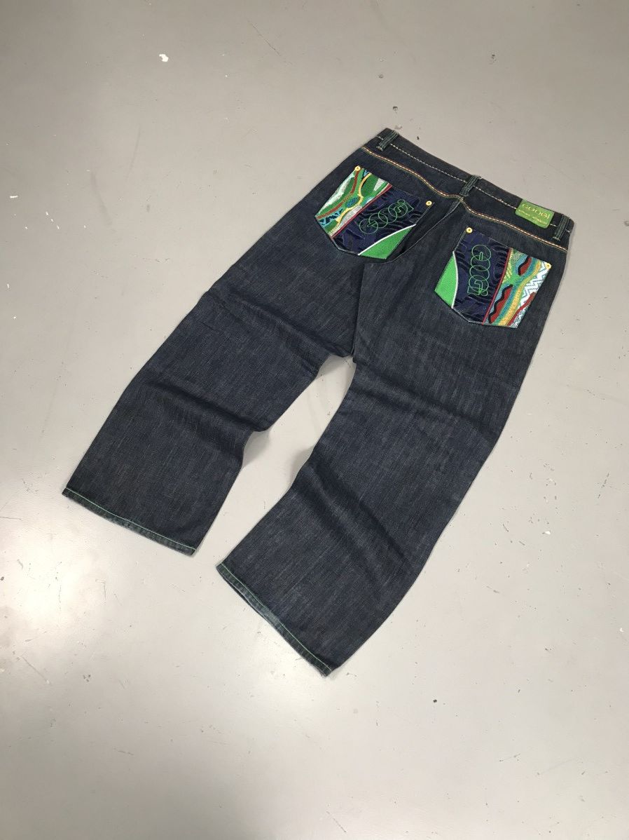 Coogi × Vintage Crazy Coogi Embroidered Denim Size US 40 / EU 56 - 3 Thumbnail