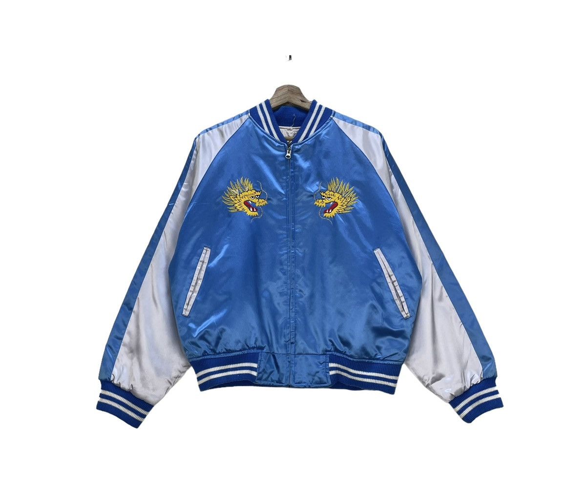 Japanese Brand 🔥Vintage Japanese Brand Sukajan Double Embroidered Dragon Size US M / EU 48-50 / 2 - 2 Thumbnail