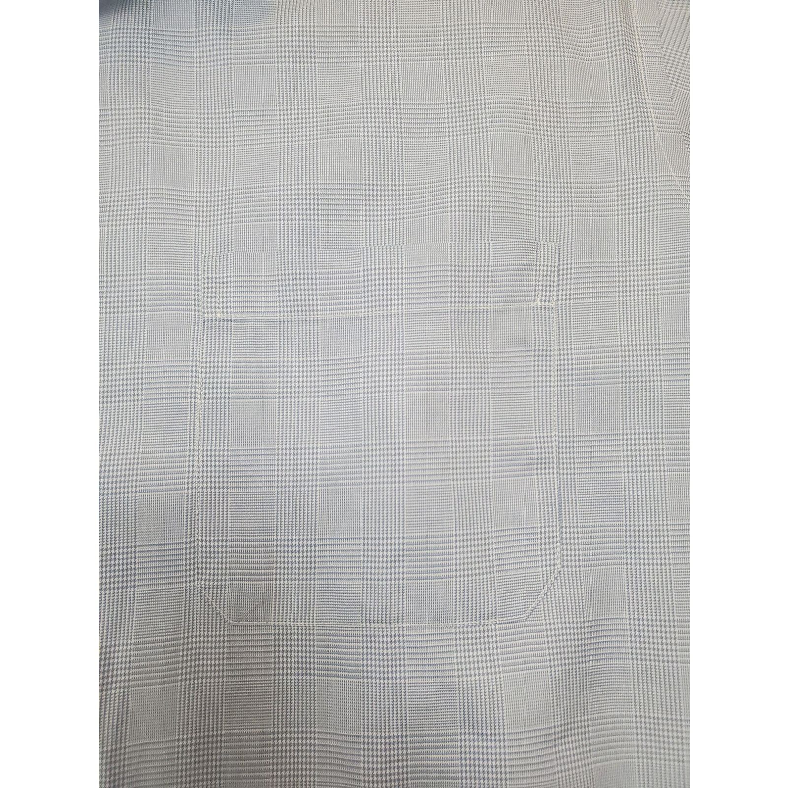 Robert Talbott Men's Robert Talbott 16.5- 35 Blue Button Up Dress Shirt Size US L / EU 52-54 / 3 - 7 Thumbnail