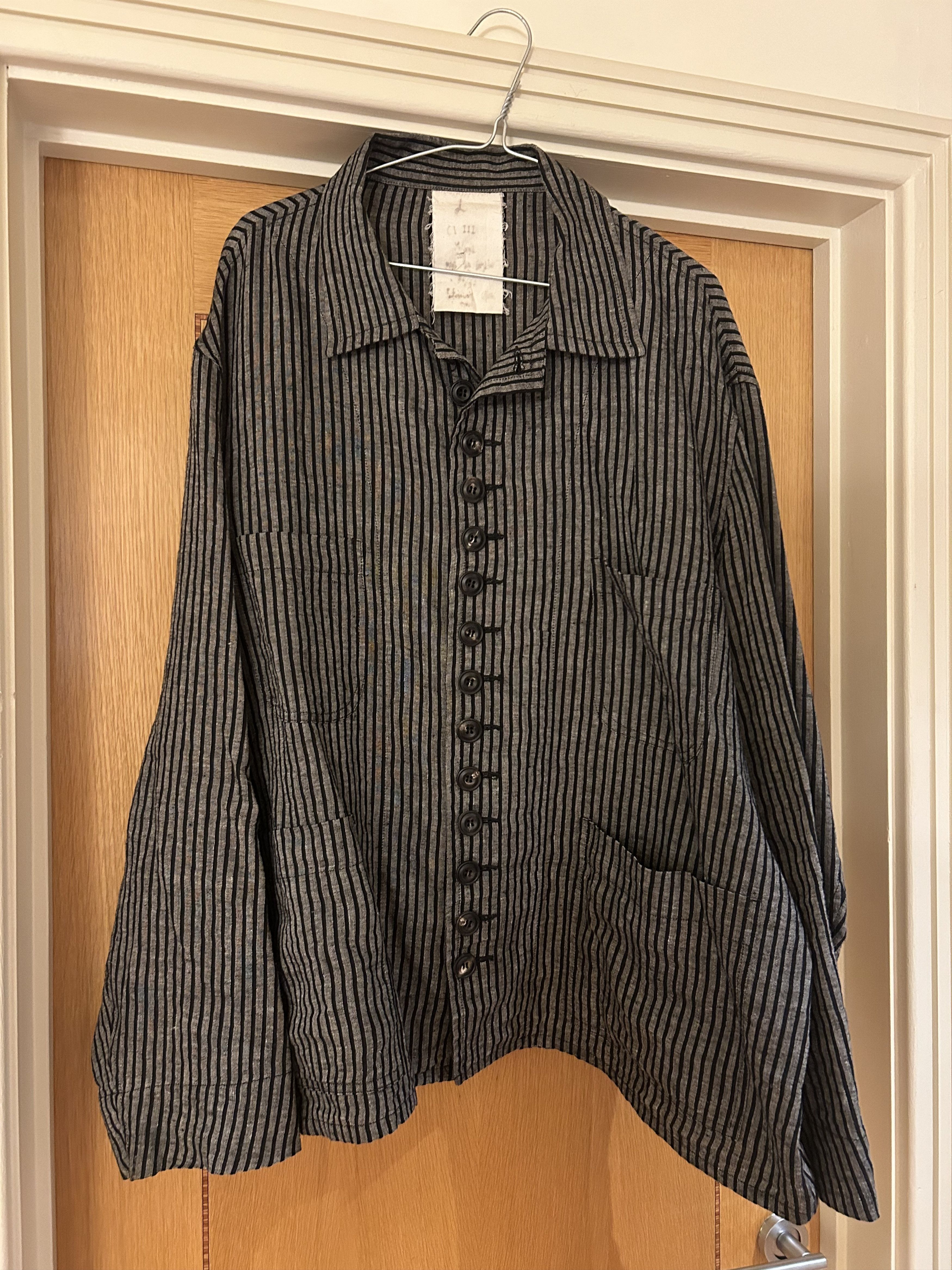 John Alexander Skelton C IX Black Stripe Clink Shirt | Grailed