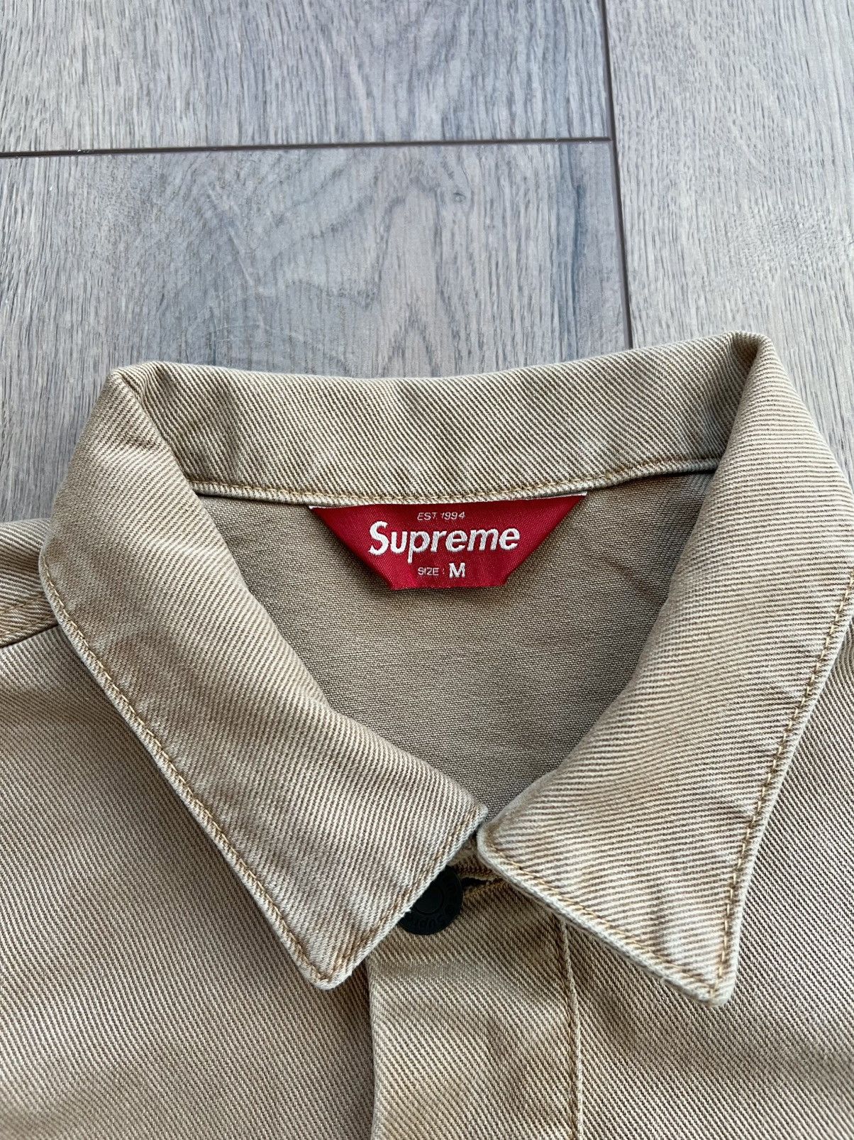 Supreme Supreme 2-Tone Paneled Denim Jacket "Brown" Medium Size US M / EU 48-50 / 2 - 5 Thumbnail
