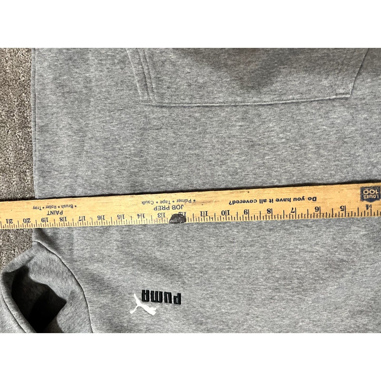 Puma PUMA Pullover Hoodie Shirt Mens Small Gray Logo Front Kangaroo Pocket 90s Athleisure Hoodie Mens Size US S / EU 44-46 / 1 - 5 Thumbnail