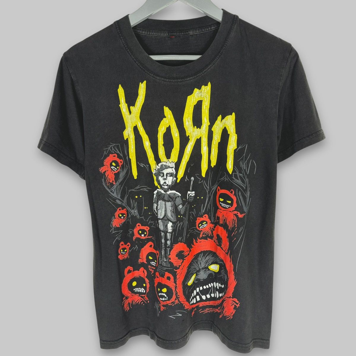 Band Tees Vintage Korn Nu Metal Band Rare Euro T Shirt Size US M / EU 48-50 / 2 - 1 Thumbnail