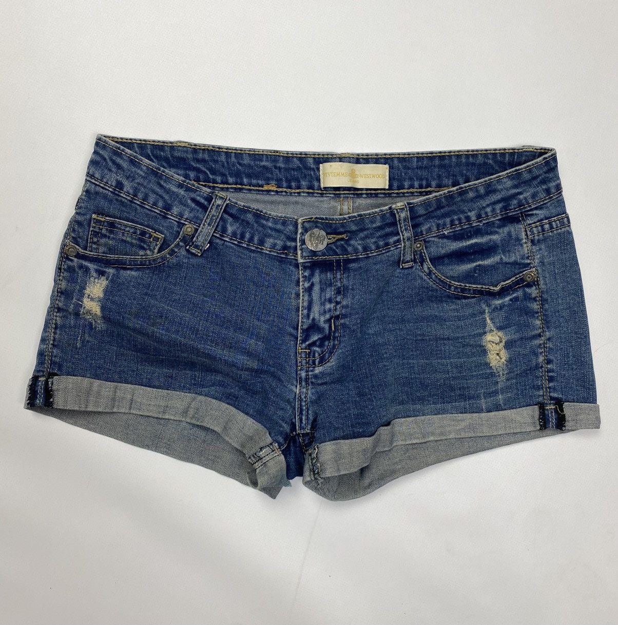 Vivienne Westwood Vivienne westwood Mini Denim Shorts Size 30" / US 8 / IT 44 - 1 Thumbnail