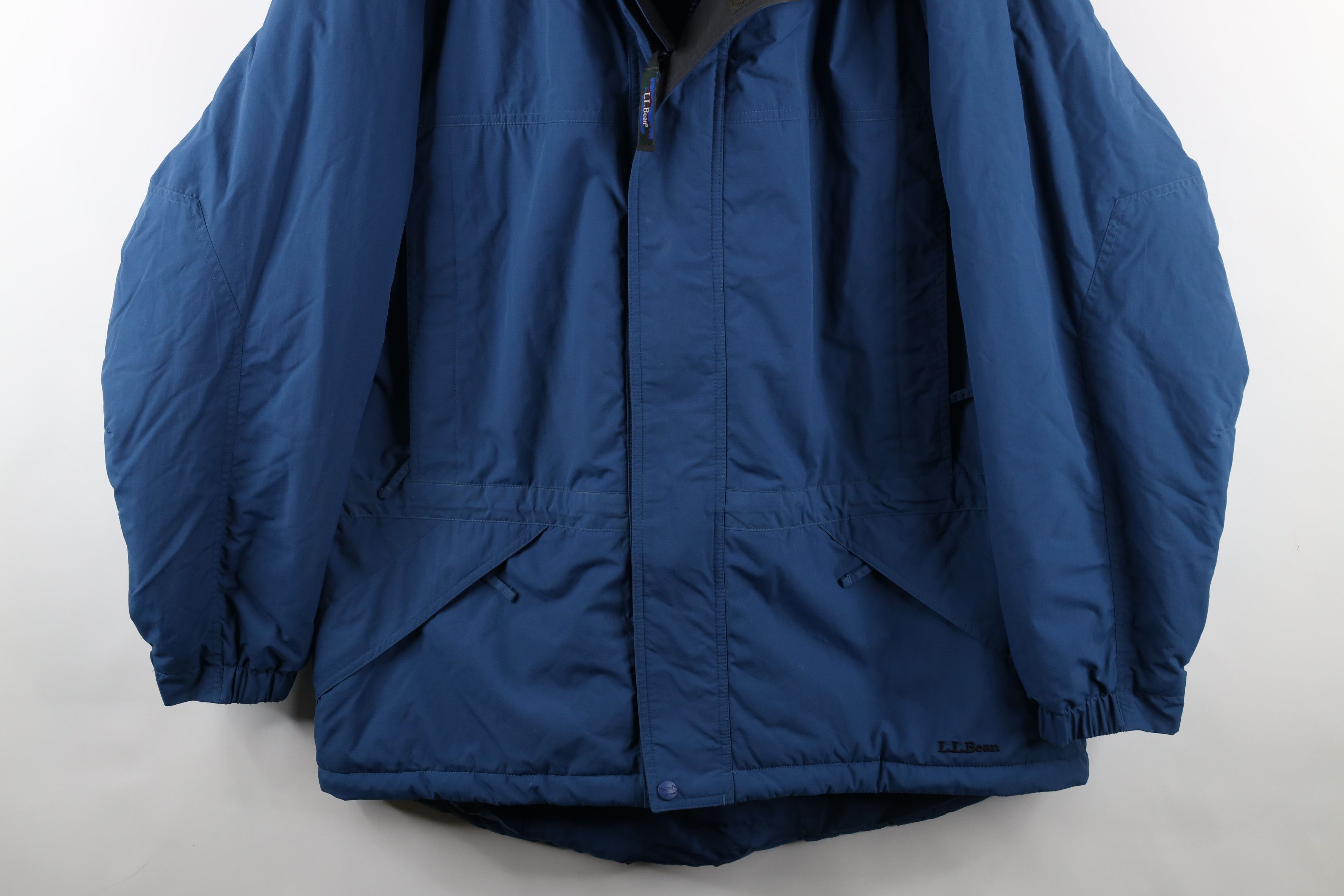 L.L. Bean × Vintage Vintage 90s LL Bean Spell Out Penobscot Hooded Parka Jacket Size US XL / EU 56 / 4 - 3 Thumbnail