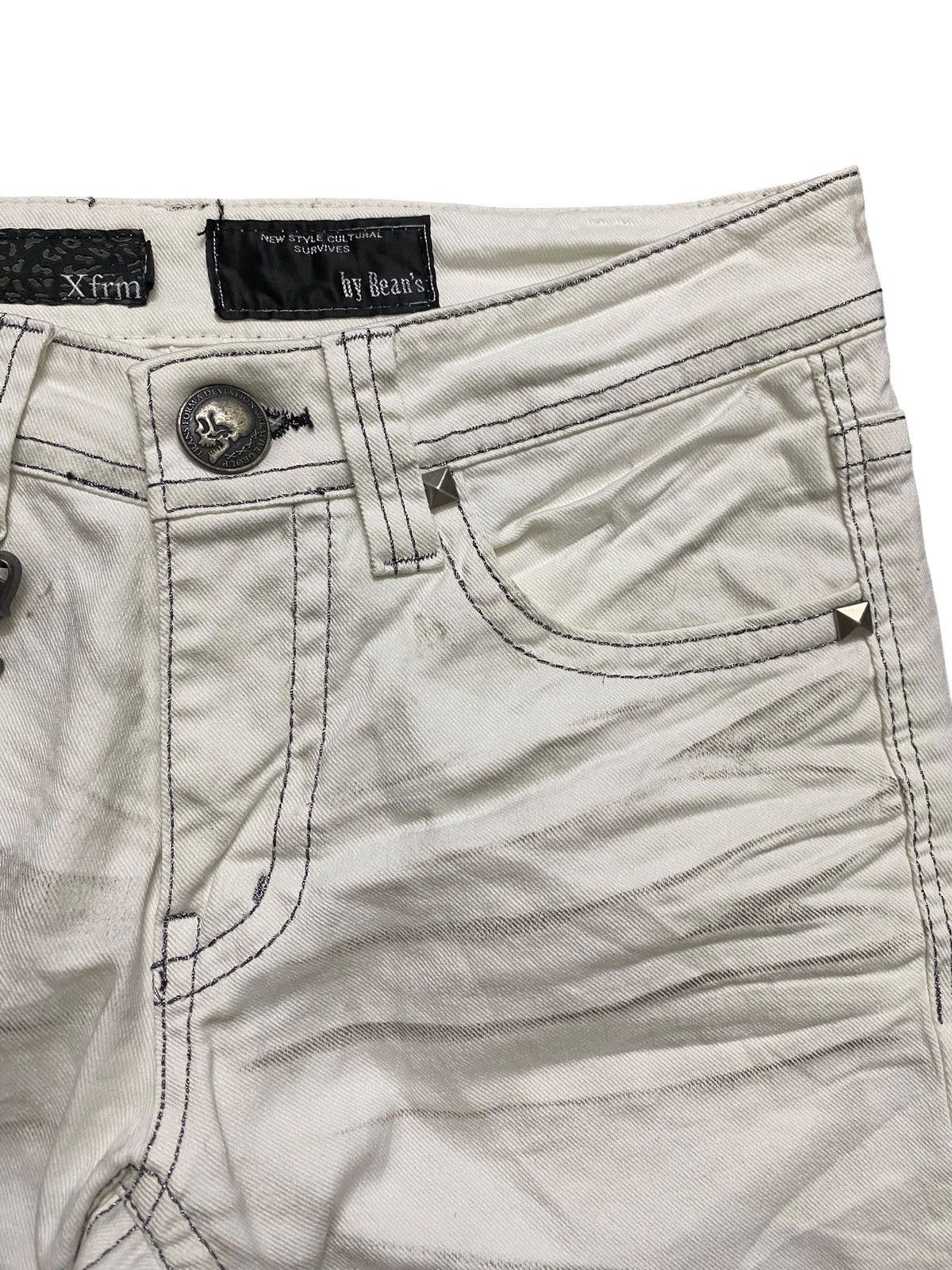 If Six Was Nine Xfrm Flared White Whisker Denim Size US 30 / EU 46 - 5 Thumbnail