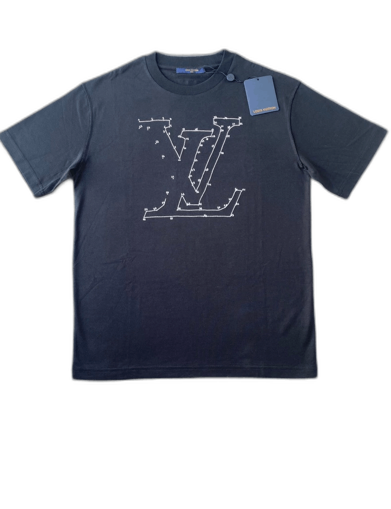 Louis Vuitton Louis Vuitton Embroidered Short Sleeve T-Shirt-yf Size US M / EU 48-50 / 2 - 1 Thumbnail