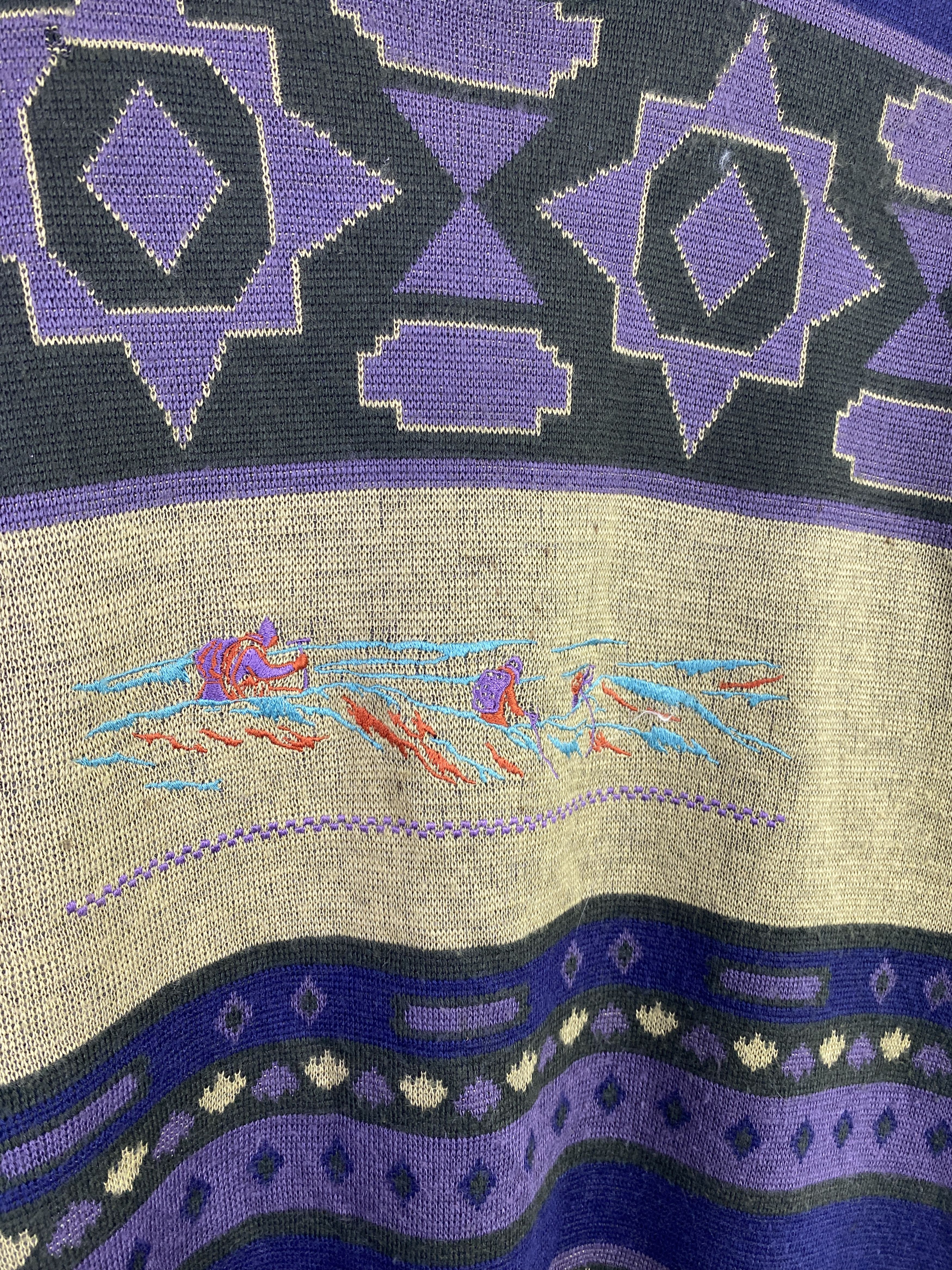 Japanese Brand Vintage Japanese Brand Native Knit Sweatshirt SH0338 Size US L / EU 52-54 / 3 - 8 Thumbnail