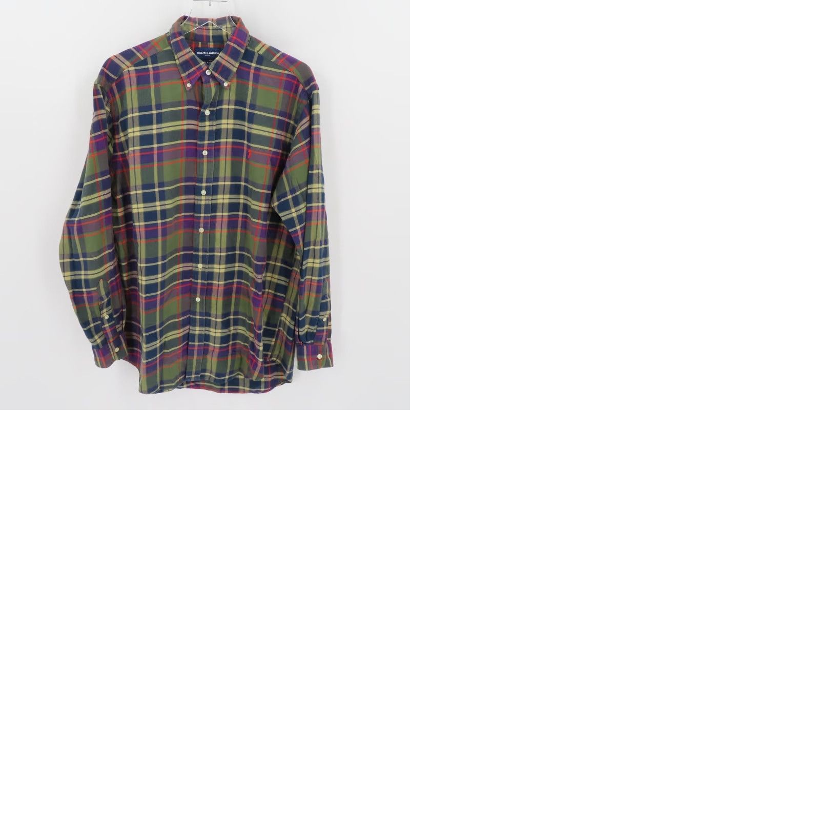 Ralph Lauren Ralph Lauren Golf Shirt Men Large Multicolor Collared Long Sleeve Button-Up Classic Fit Size US L / EU 52-54 / 3 - 9 Thumbnail