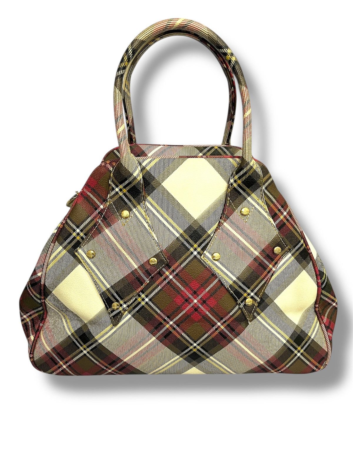 Vinyl Tartan Yasmin Bag