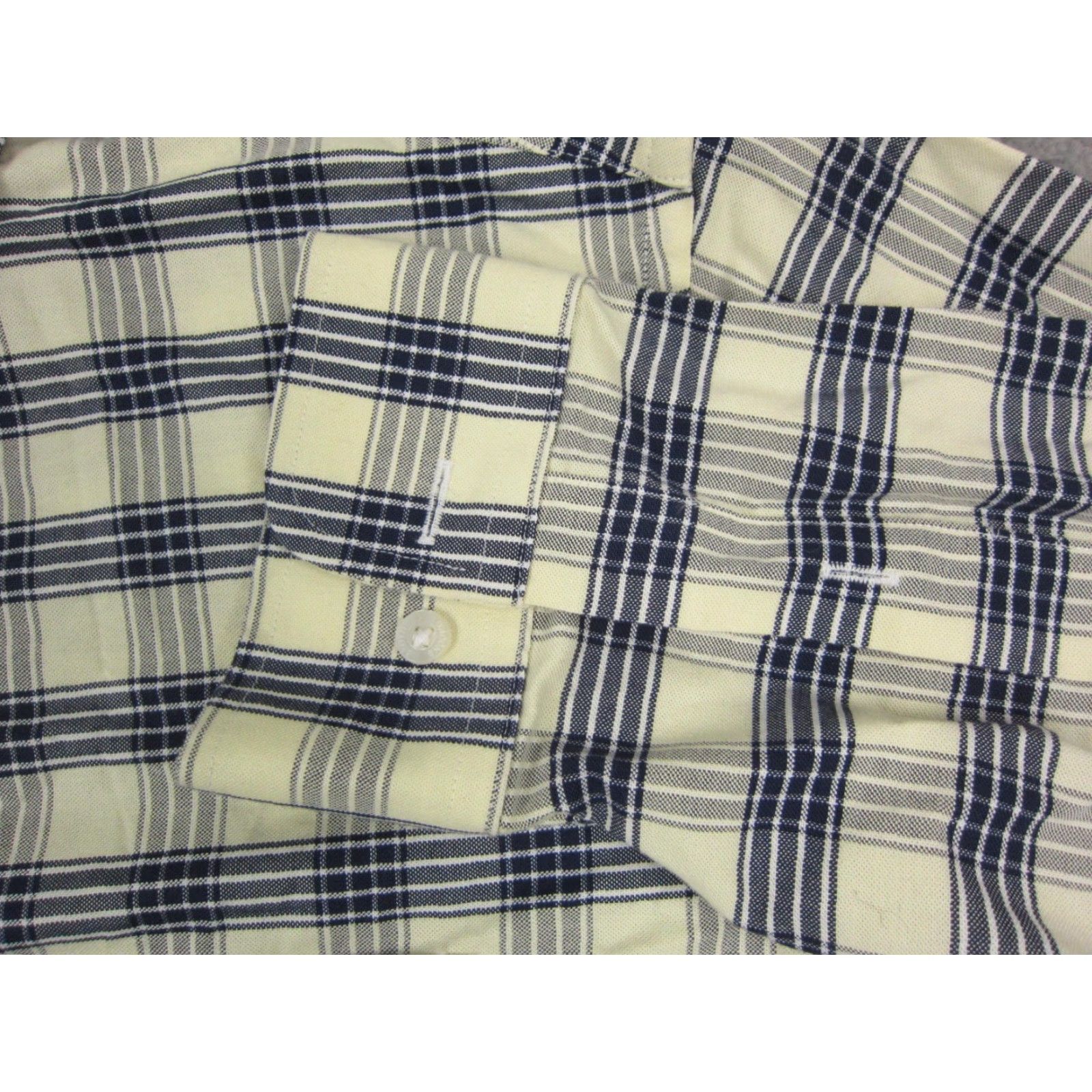 Brooks Brothers Brooks Brothers Shirt XL Blue Yellow Plaid Button-Up Mens Regular Collar Gift N/A Size US XL / EU 56 / 4 - 3 Thumbnail