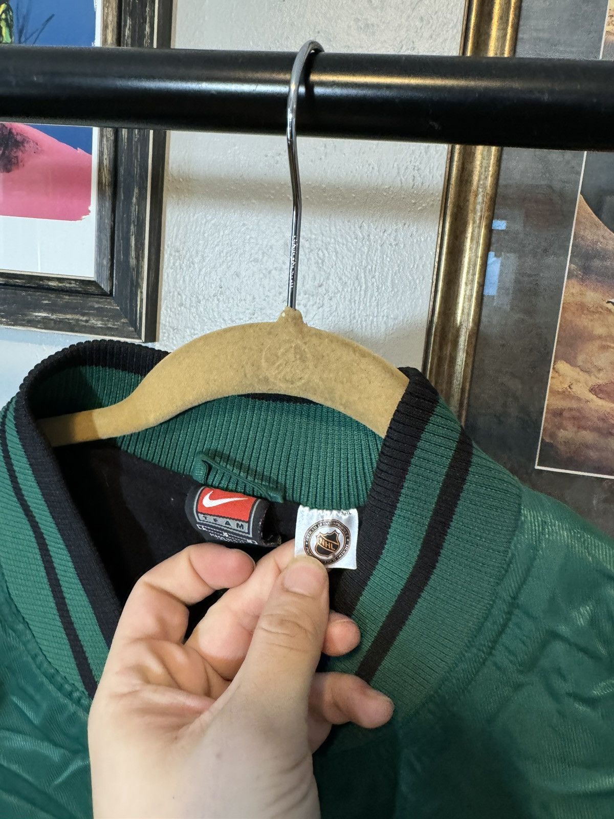 NHL × Nike × Vintage Vintage Minnesota Wild Nike Jacket Size US L / EU 52-54 / 3 - 5 Thumbnail