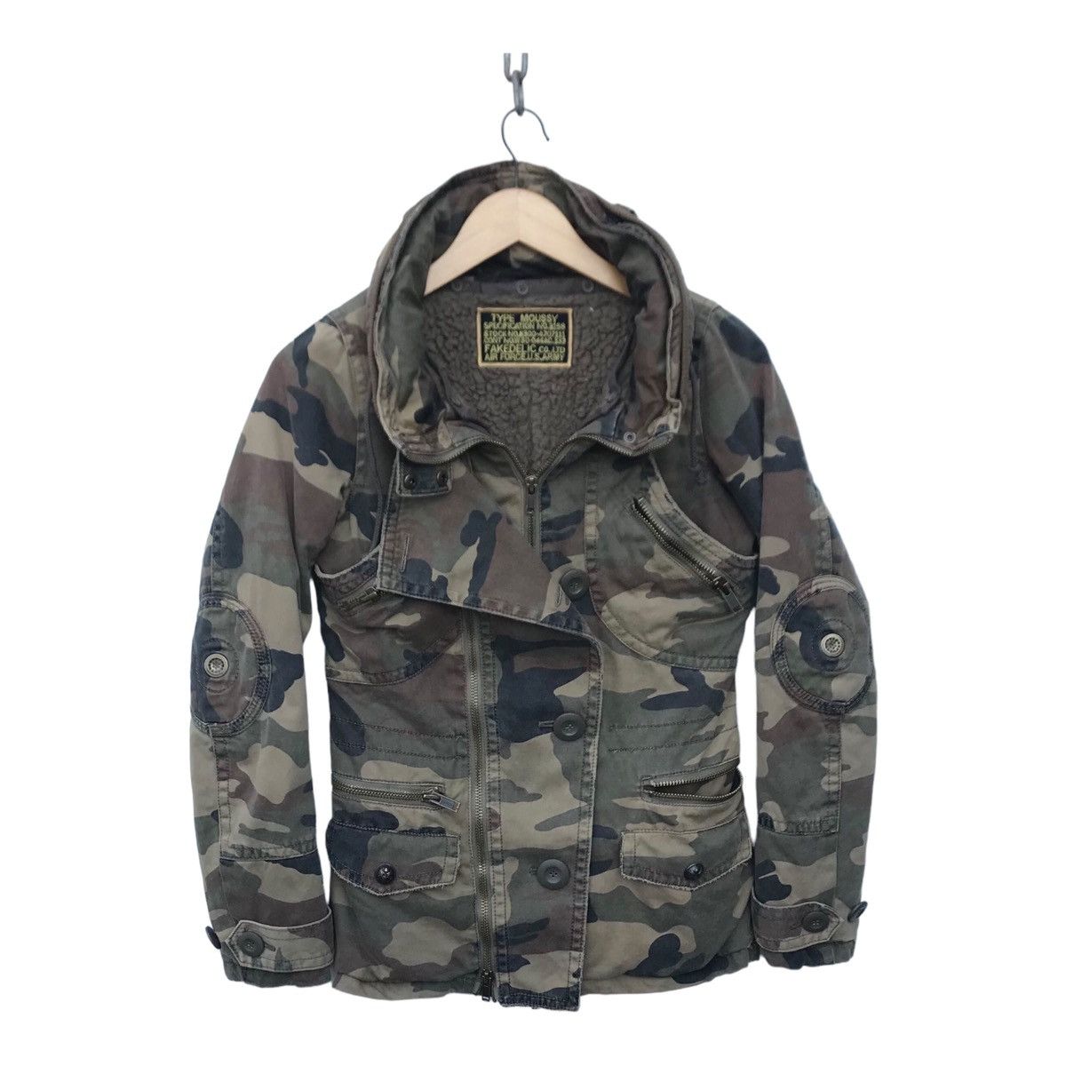 Other Moussy Women Camo Tactical Multipocket Jacket (18”X25”) Size S / US 4 / IT 40 - 1 Thumbnail