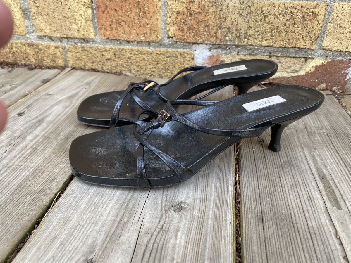 Prada Vintage Prada Sling Back Heels Calzature Donna Black Size US 6 / IT 36 - 5 Thumbnail