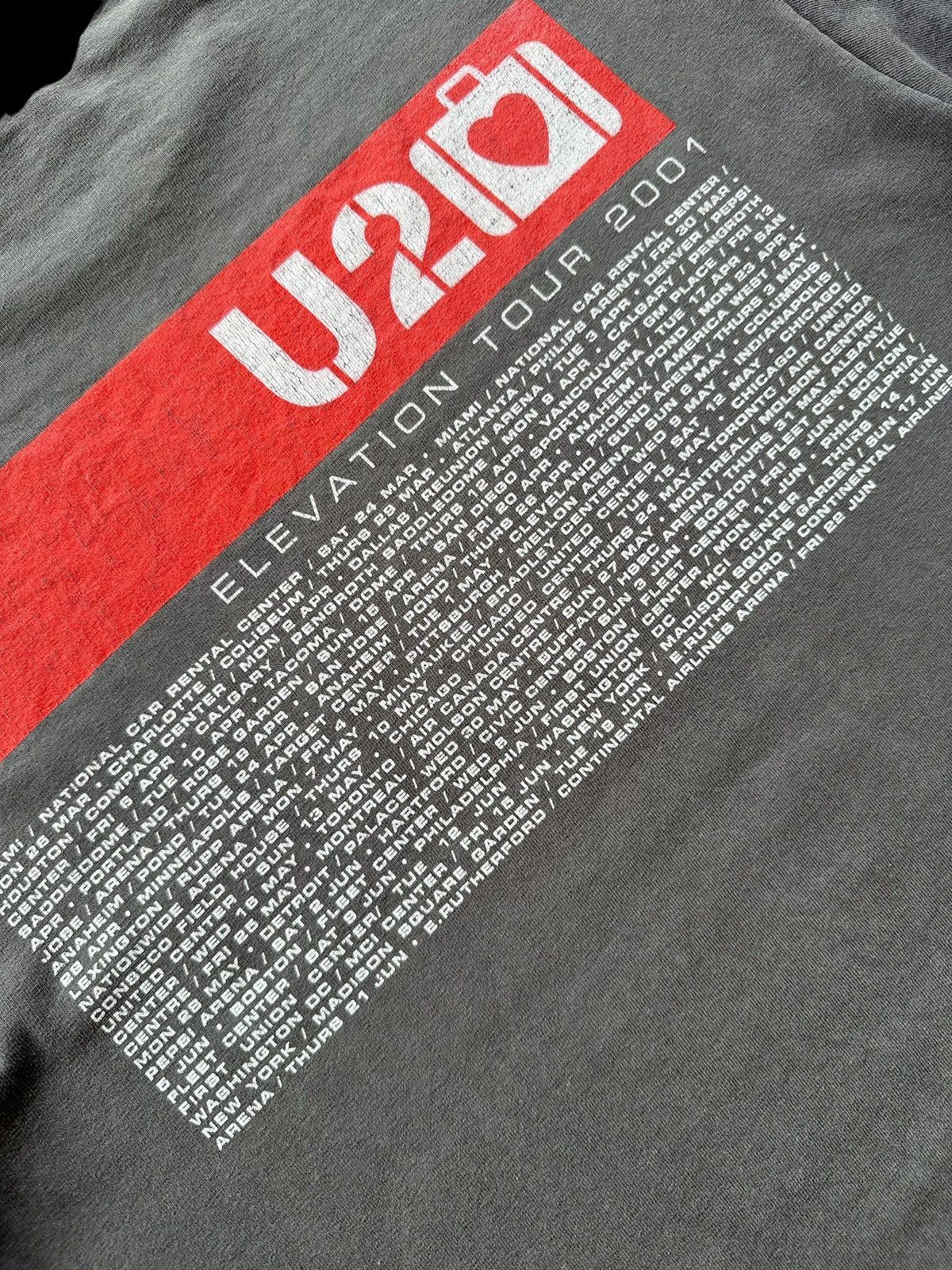 Band Tees Vintage U2 Band Elevation Tour 2001 Size US M / EU 48-50 / 2 - 6 Thumbnail