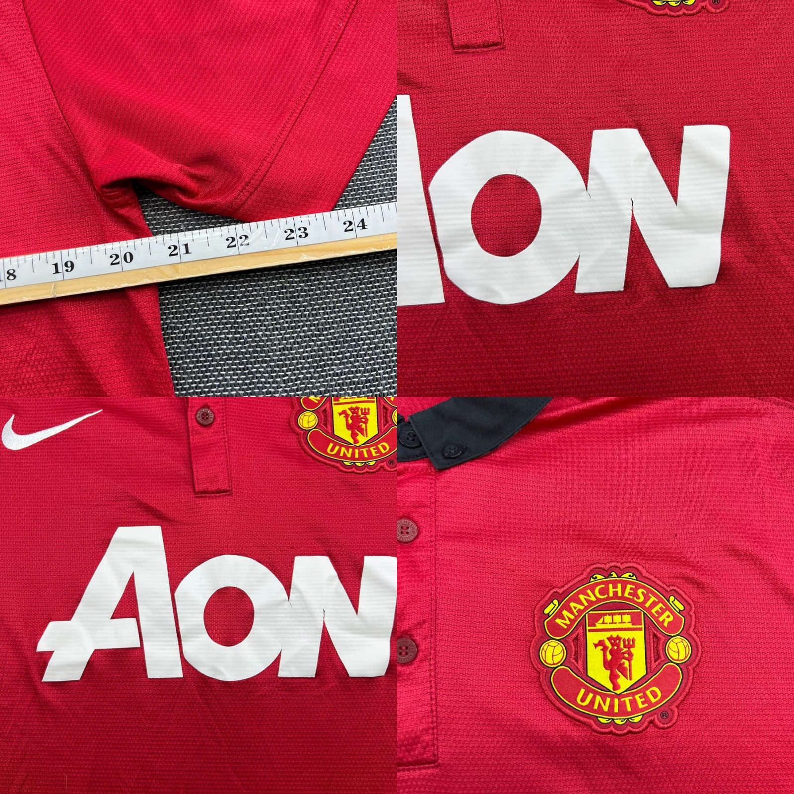 Nike Nike Manchester United Ashley Young 2013 2014 Home Jersey Football Mens L Red Jersey Mens Shirts Size US L / EU 52-54 / 3 - 10 Thumbnail
