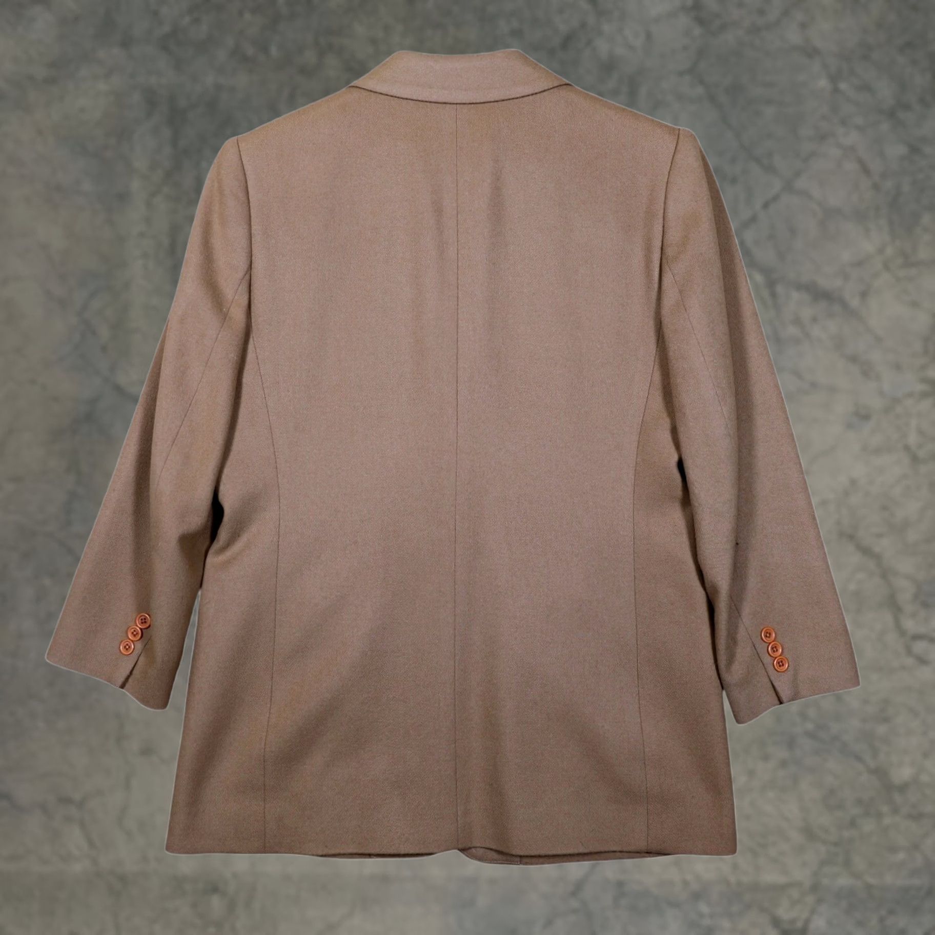 Lands' End VINTAGE Lands End Womens Petite Blazer Tan Single Button Size 8 Size M / US 6-8 / IT 42-44 - 1 Thumbnail