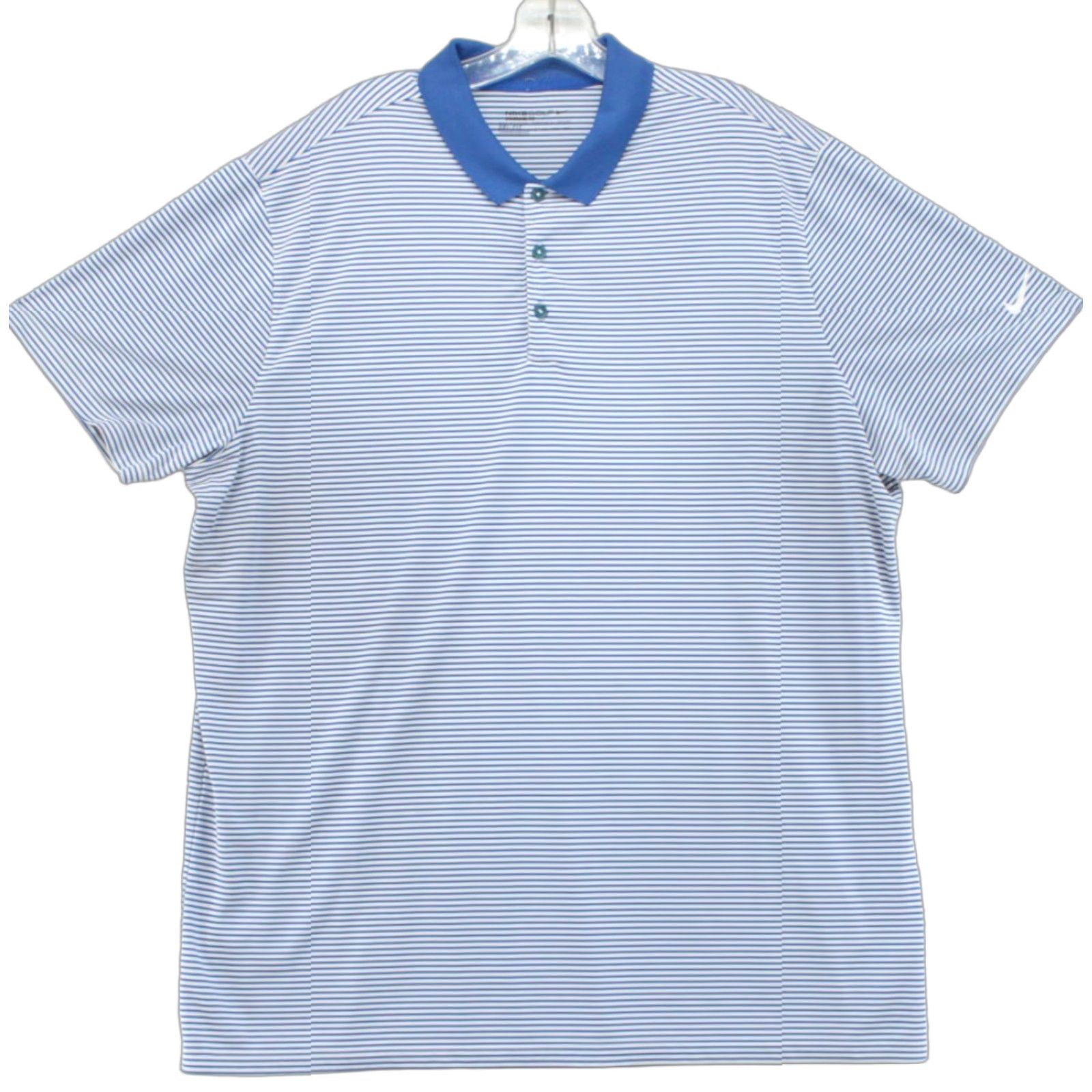 Nike Nike Golf Dri-Fit Polo Shirt Men's 2XL Blue White Striped Standard Fit Preppy Shirt Polo Nike Golf Dri-Fit 2XL Men Blue Striped Preppy Size US XXL / EU 58 / 5 - 1 Thumbnail