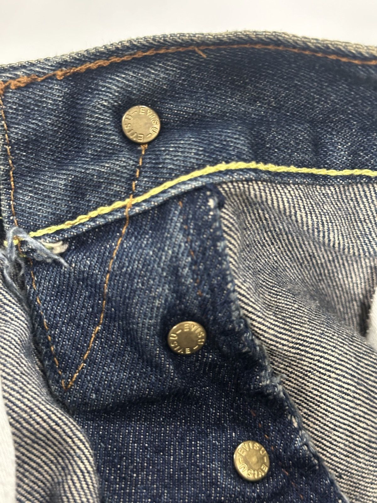 Japanese Brand Evisu Jeans With Embroidered Dragon Vs Tiger Theme Size US 33 - 12 Thumbnail