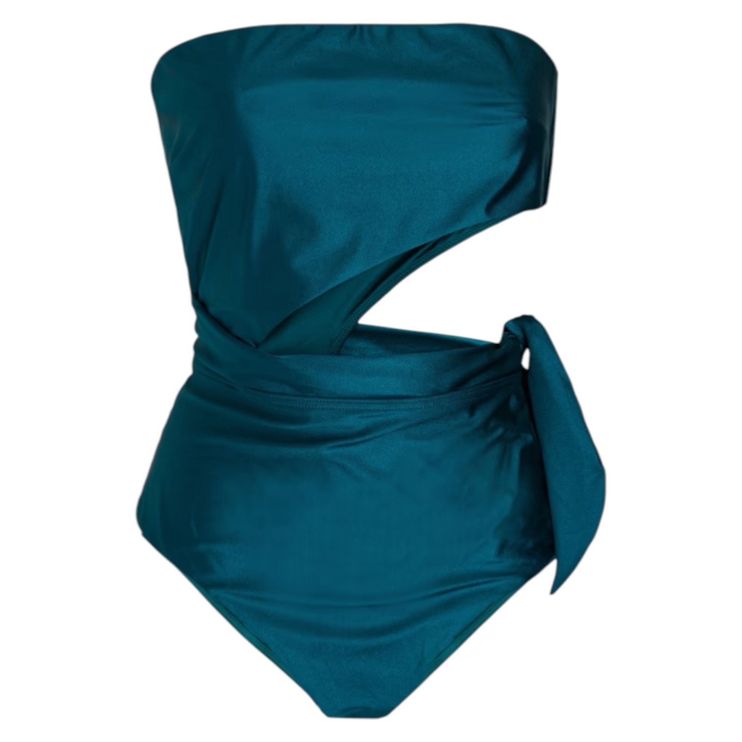 Zimmermann Zimmermann Teal Cutout Bow-Detail One Piece Swimsuit, A0/US4 Size ONE SIZE - 9 Thumbnail