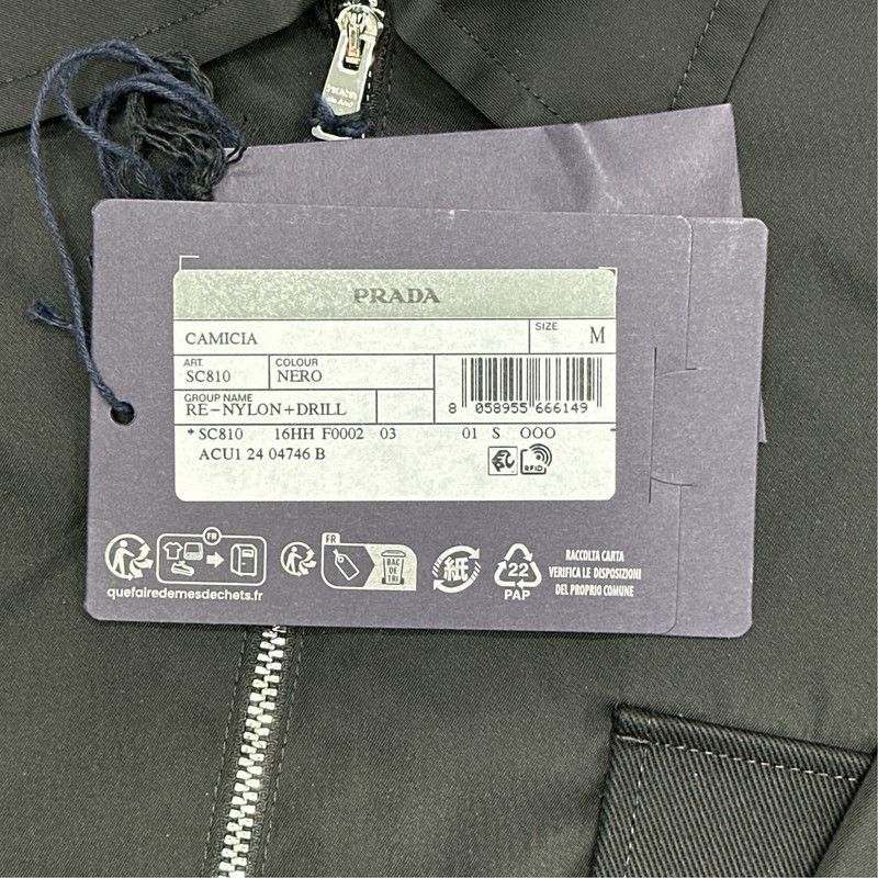 Prada Prada Black Long Sleeve Zip Jacket-2506 Size US M / EU 48-50 / 2 - 4 Thumbnail