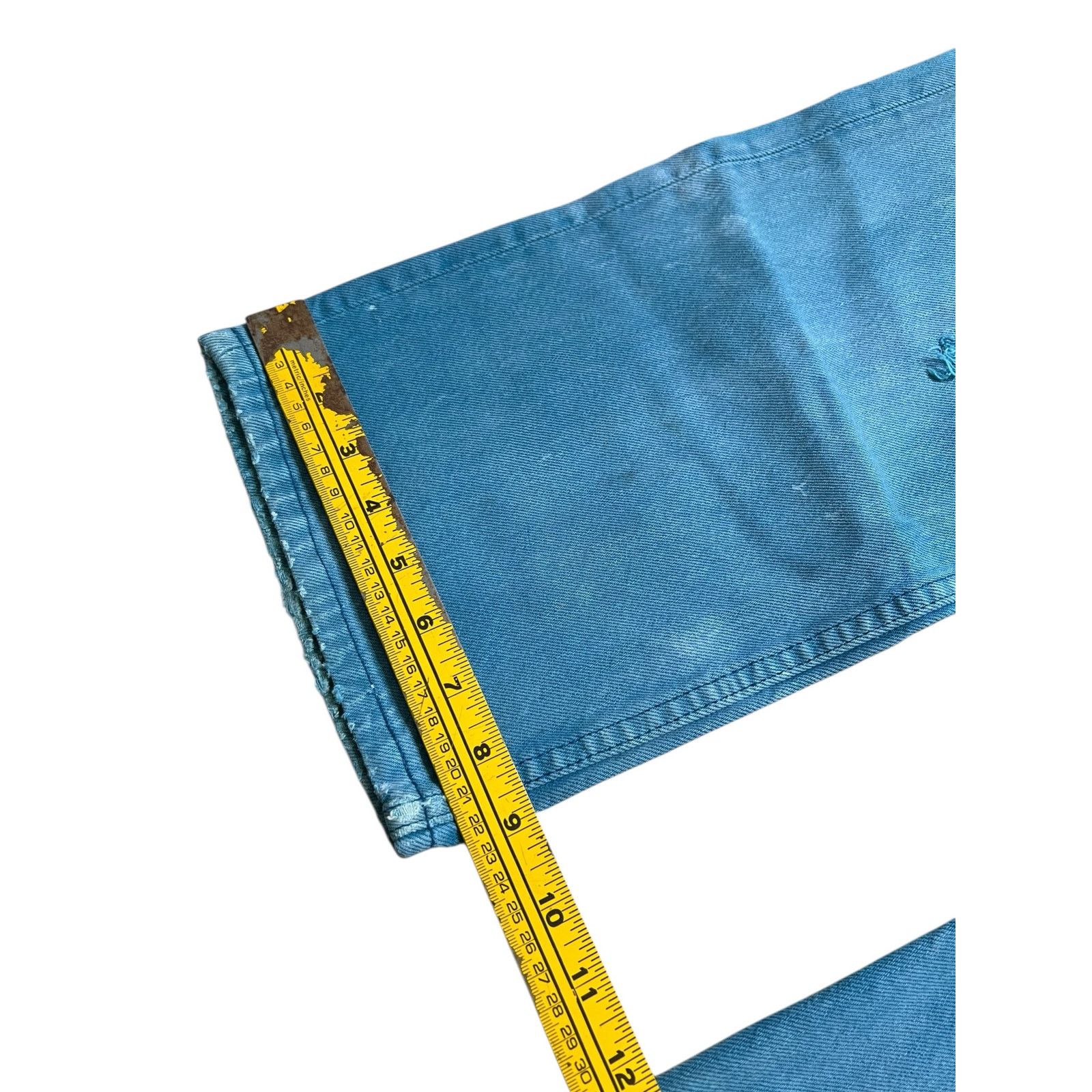 Levi's Vintage Levi’s 501 Jeans Turquoise Blue Distressed W38 L30 Size US 38 / EU 54 - 9 Thumbnail