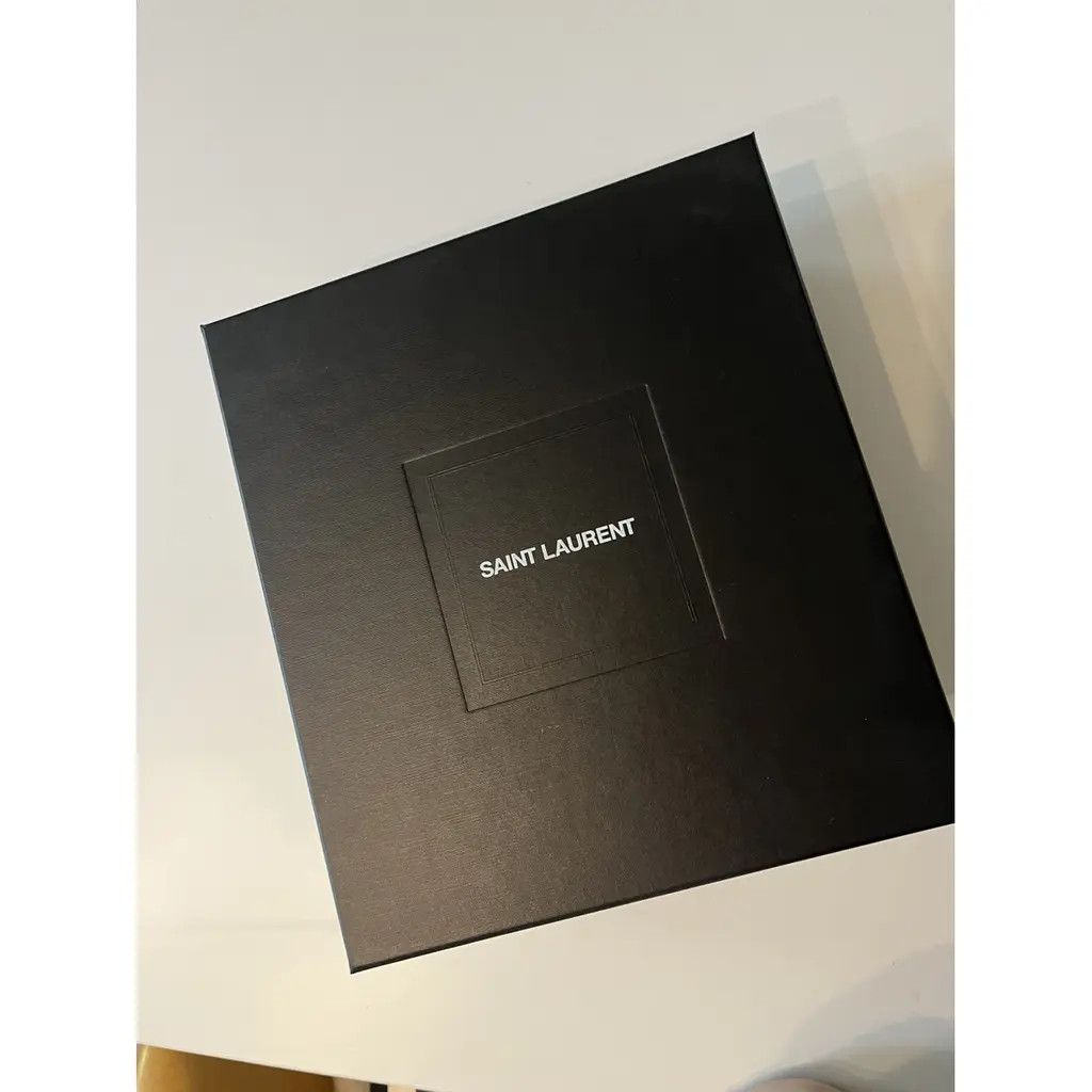 Saint Laurent Paris o1b1hav110924 Le Maillon Sandals in Smooth Leather in Black Size US 11 / IT 41 - 5 Thumbnail