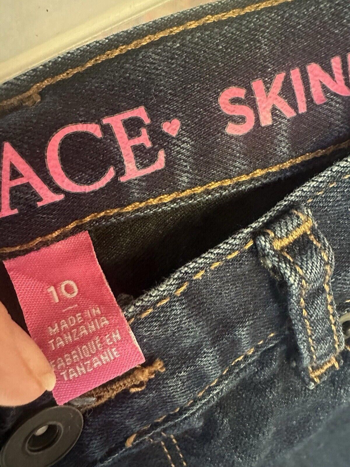 Designer Lot Of 2 girls children's place jeans skinny Size 10 Dark Size 24" / US 00 / IT 34 - 8 Thumbnail